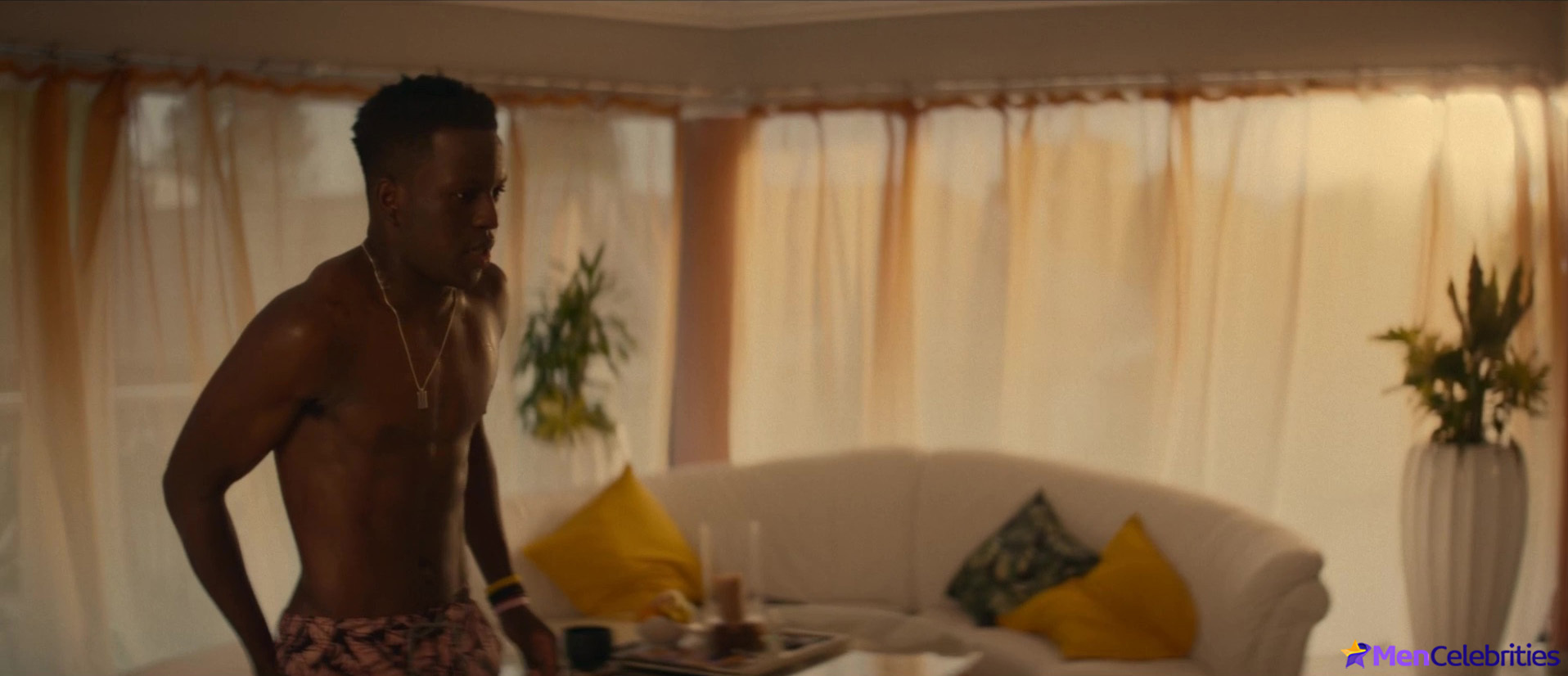 Toheeb Jimoh shirtless