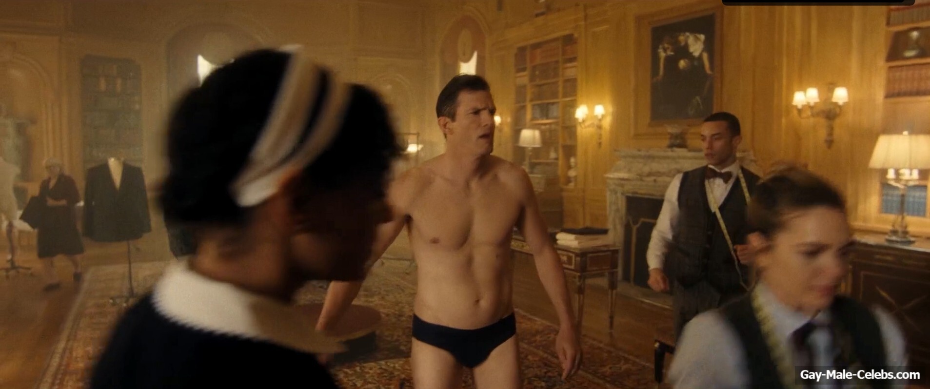 Ashton Kutcher bulge and shirtless in The Beauty