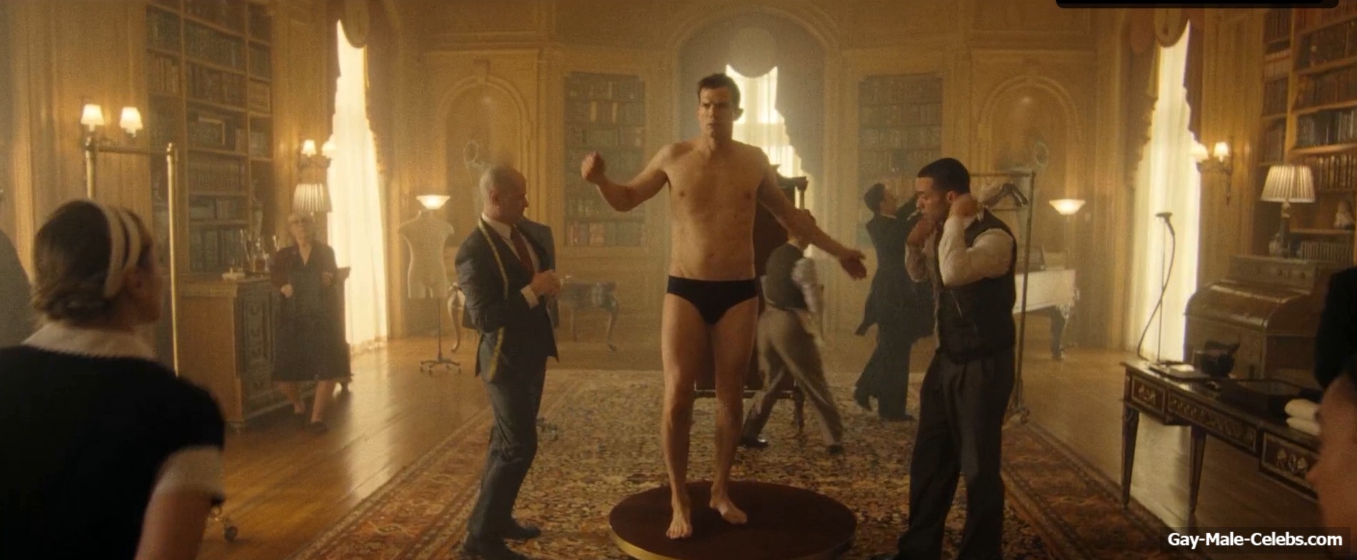 Ashton Kutcher bulge and shirtless in The Beauty