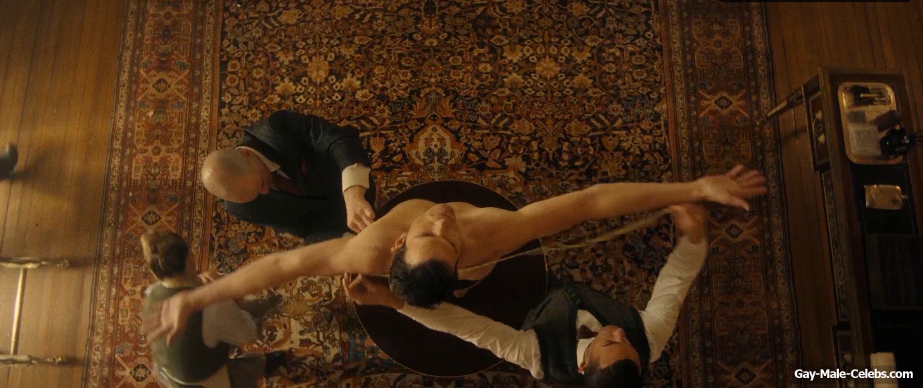 Ashton Kutcher bulge and shirtless in The Beauty