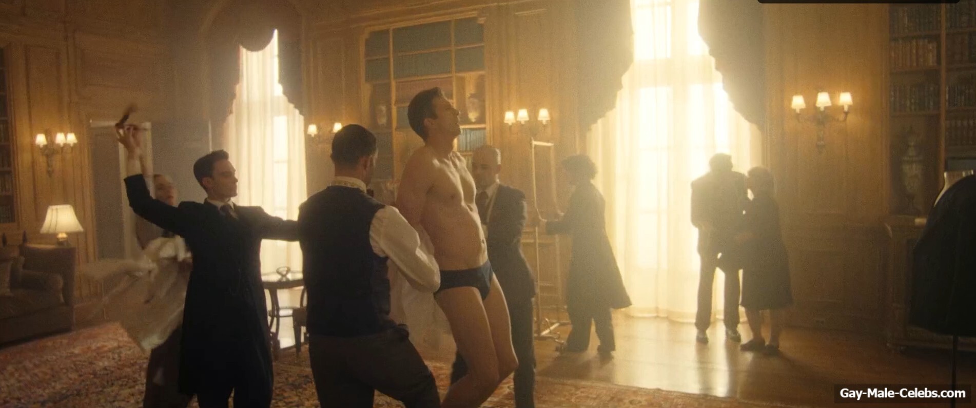 Ashton Kutcher bulge and shirtless in The Beauty