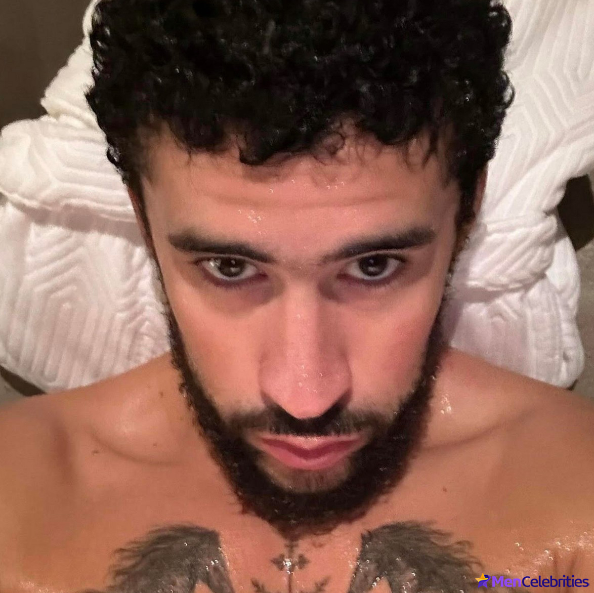 Bad Bunny cock bulge and erotic pics