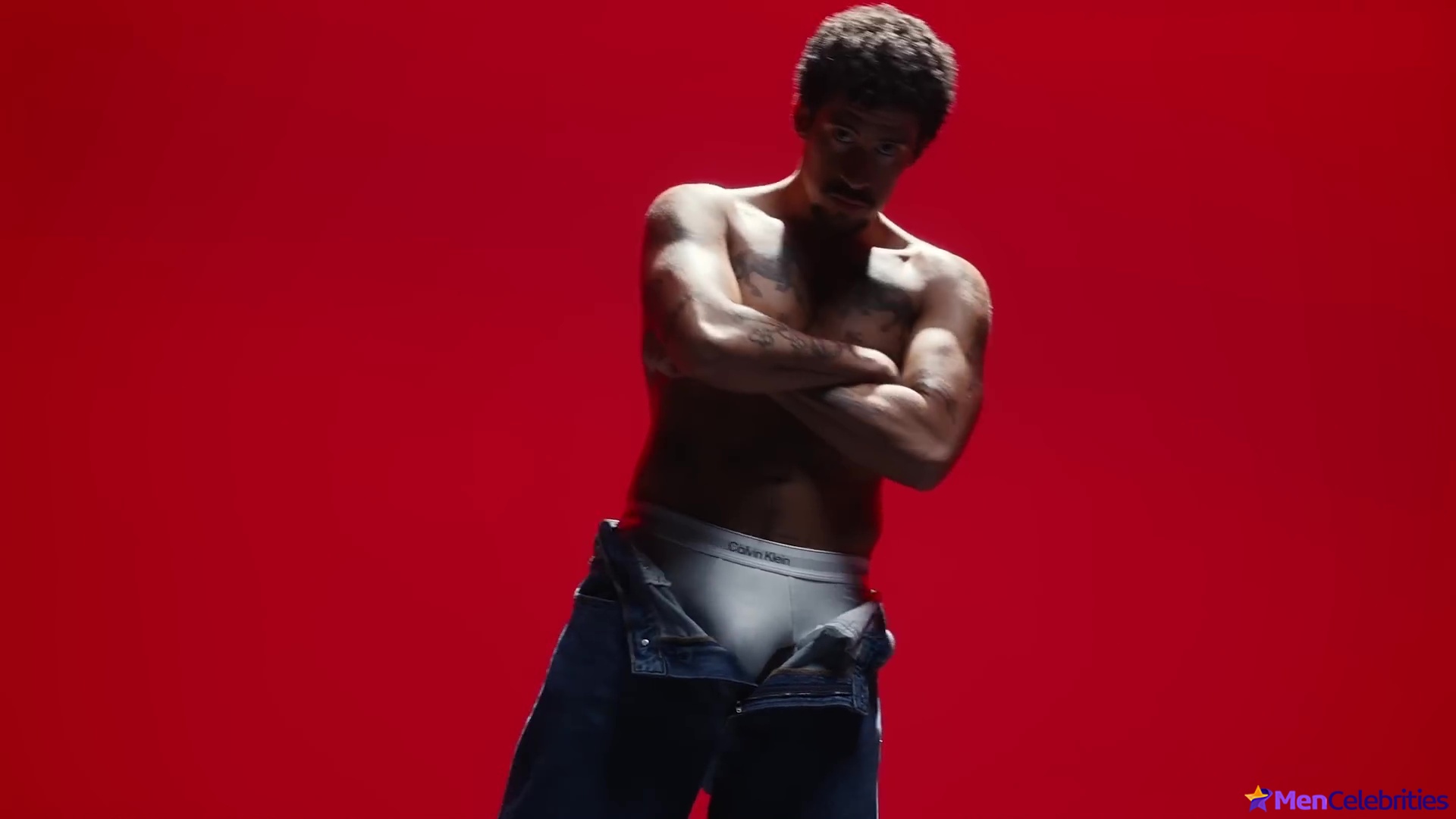 Bad Bunny Calvin Klein underwear pics