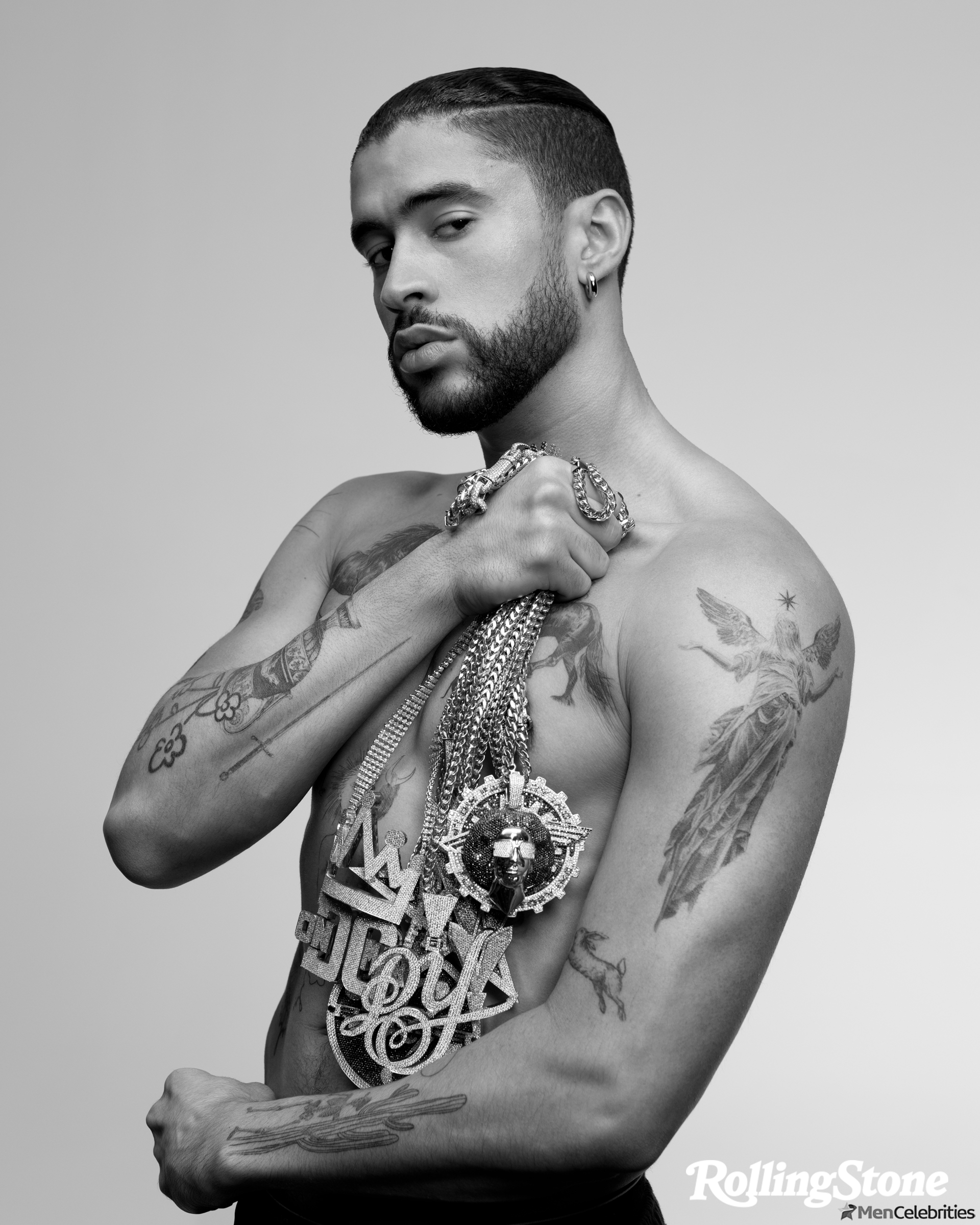 Bad Bunny cock bulge and erotic pics