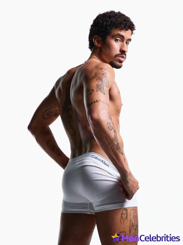 Bad Bunny Calvin Klein underwear pics