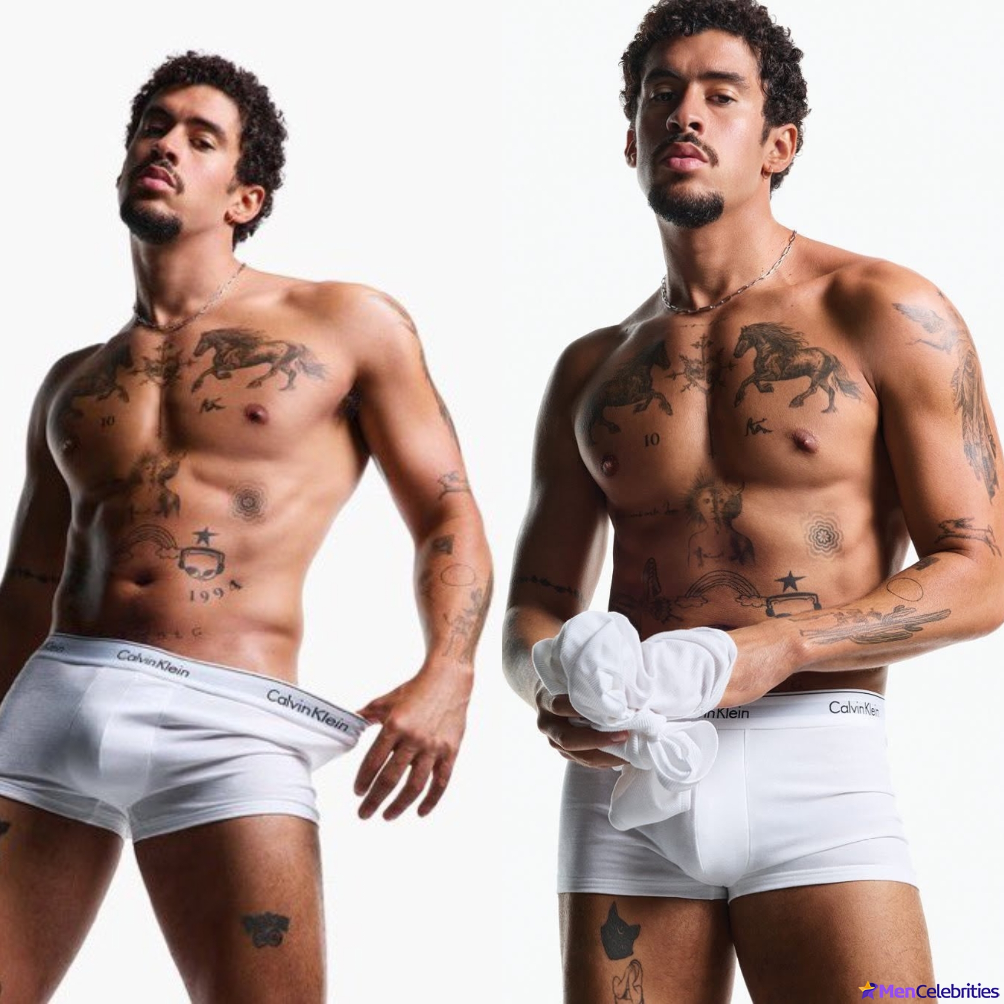 Bad Bunny Calvin Klein underwear pics