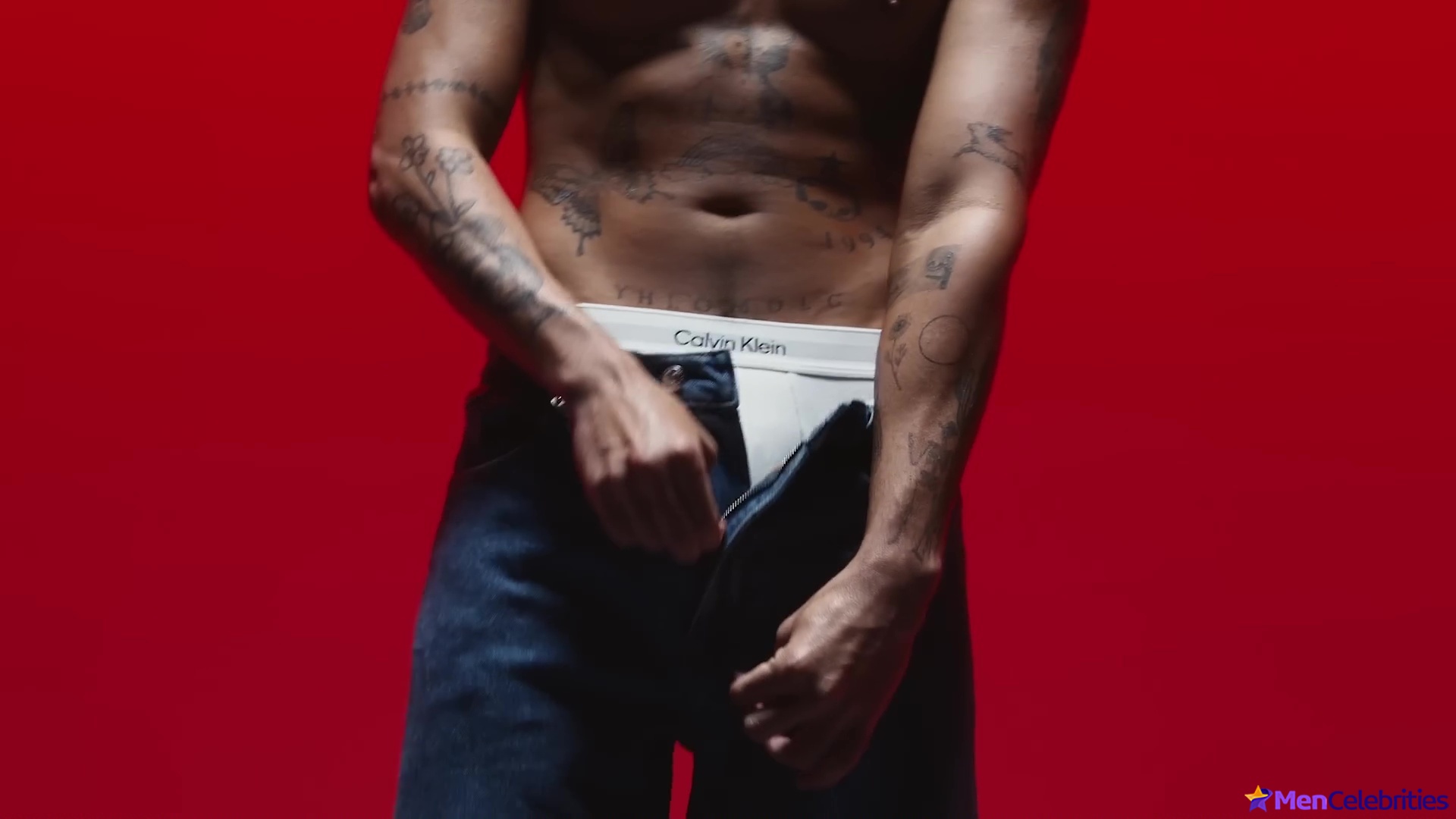 Bad Bunny Calvin Klein underwear pics