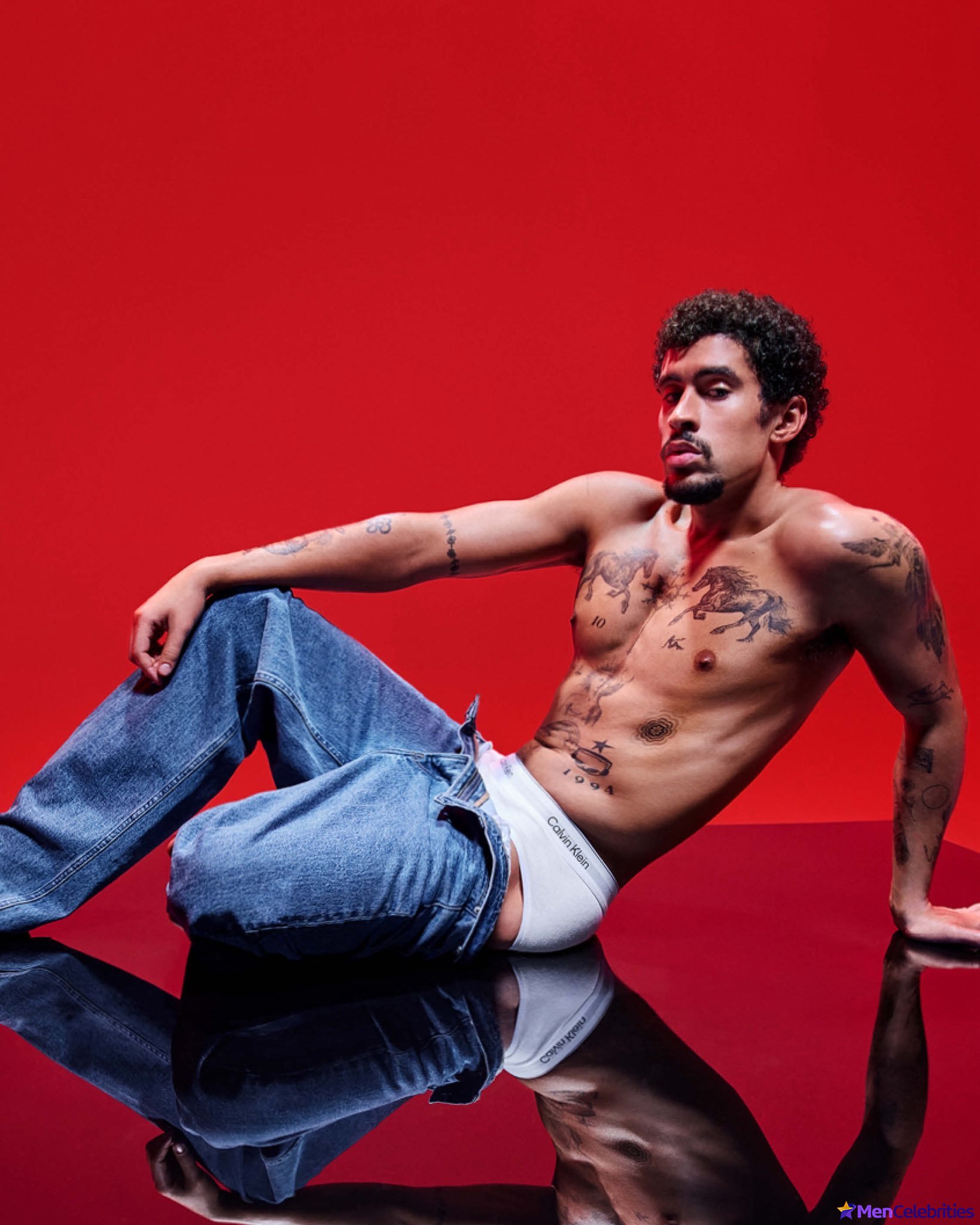 Bad Bunny Calvin Klein underwear pics