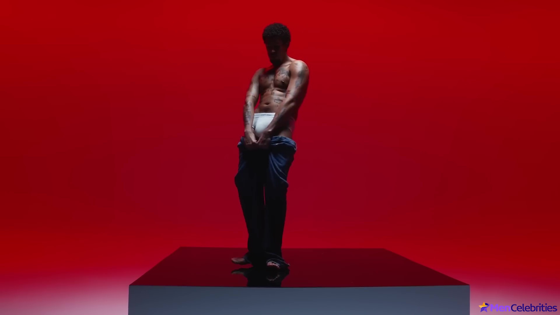 Bad Bunny Calvin Klein underwear pics