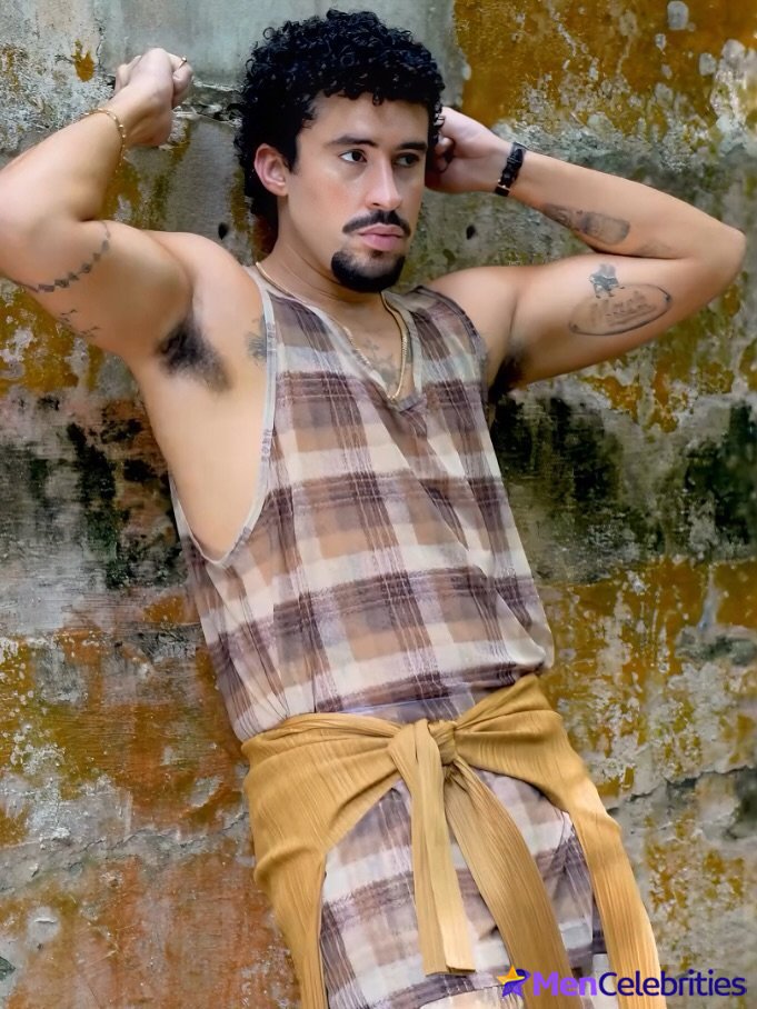 Bad Bunny cock bulge and erotic pics