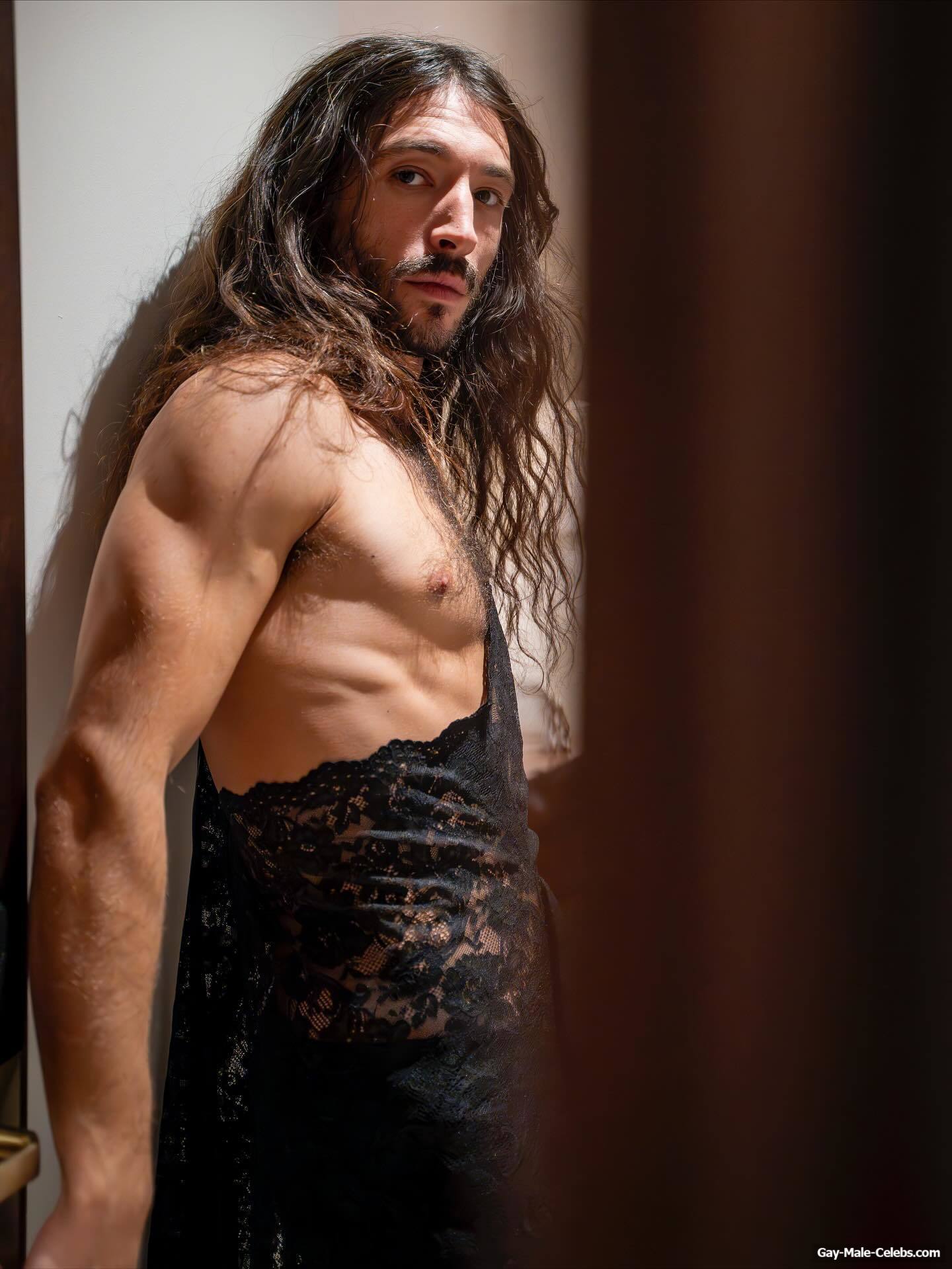 Ezra Miller Cock Bulge And Lacy Lingerie Pics