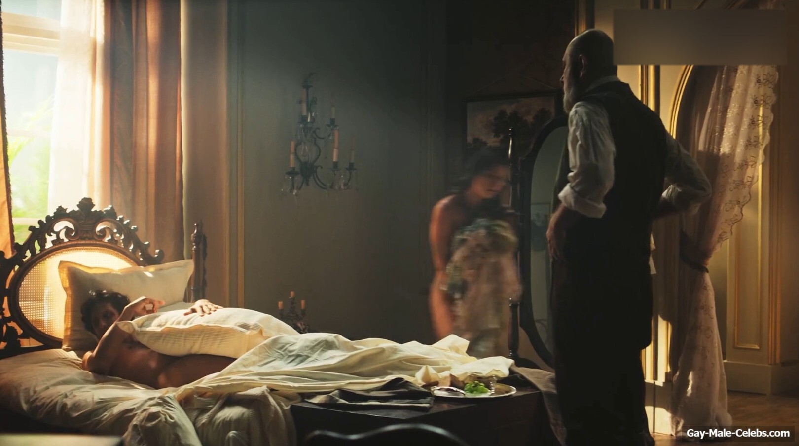 Ricardo Burgos Nude Ass Shirtless Scenes in Madam Beja