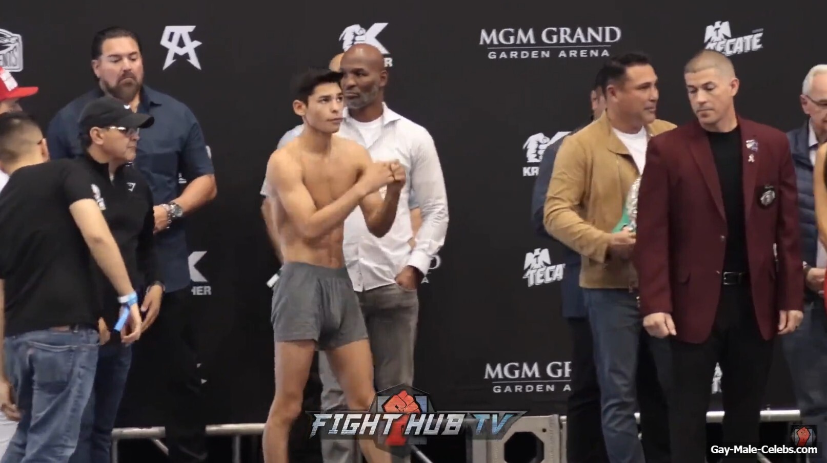 The 10 Best Cock Bulges from Ryan Garcias Weigh-Ins