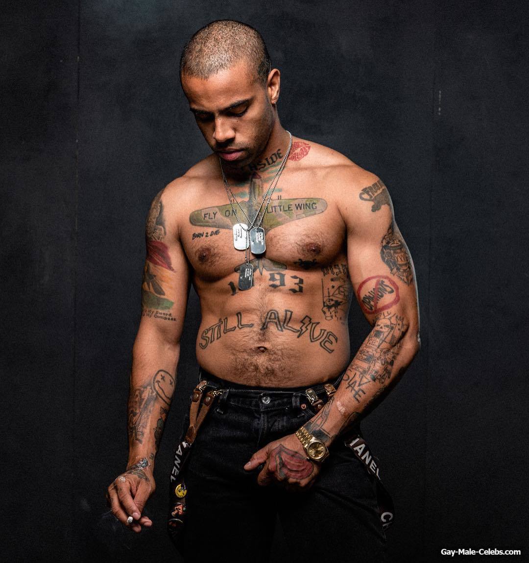 Vic Mensa nude and underwear pics