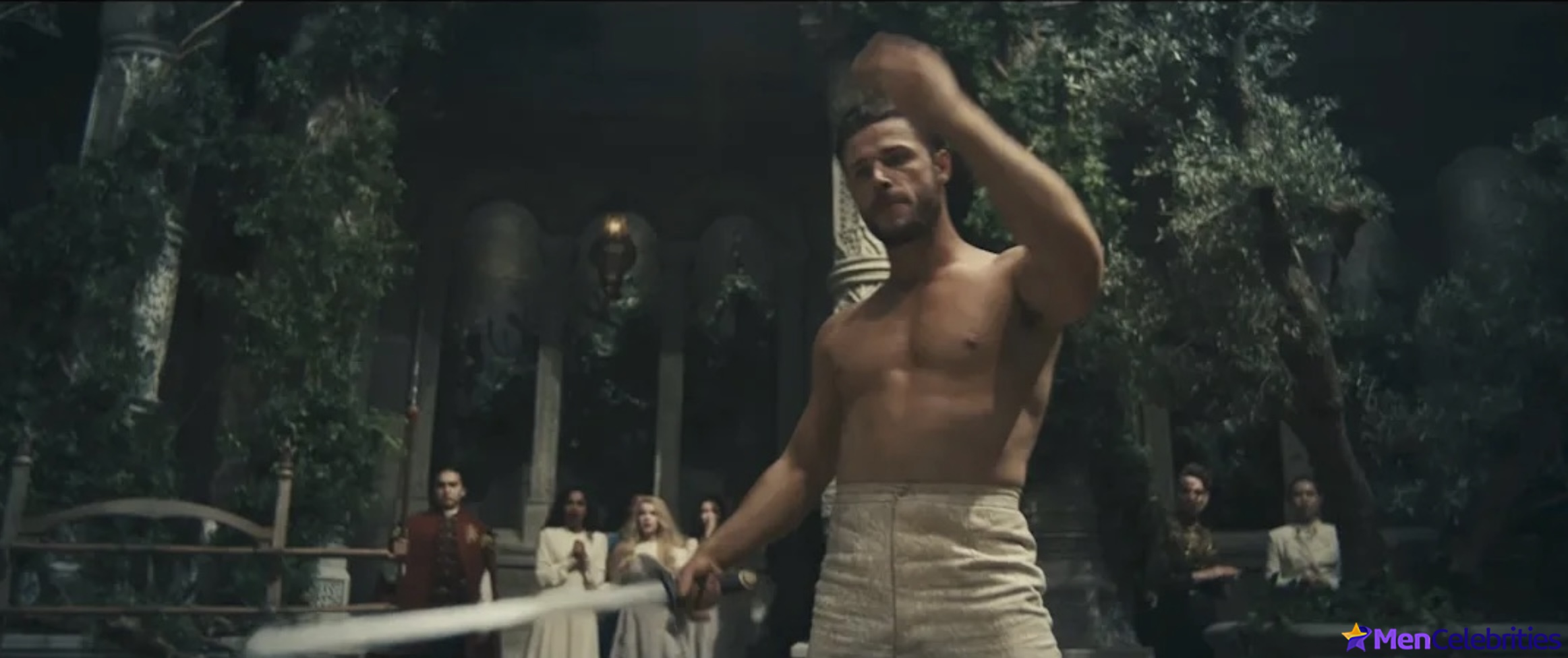 Callum Kerr shirtless