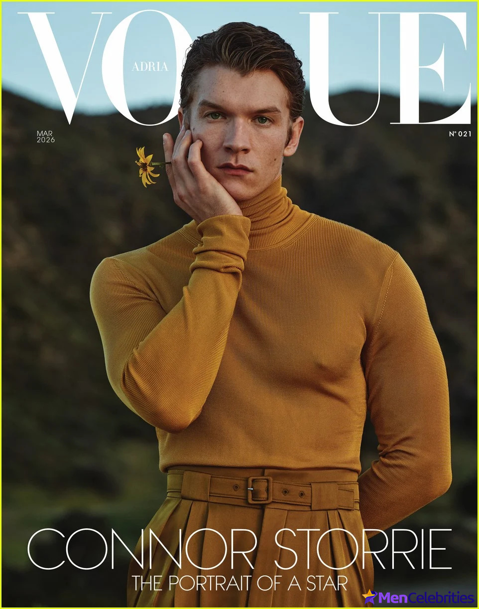 Connor Storrie sexy for Vogue