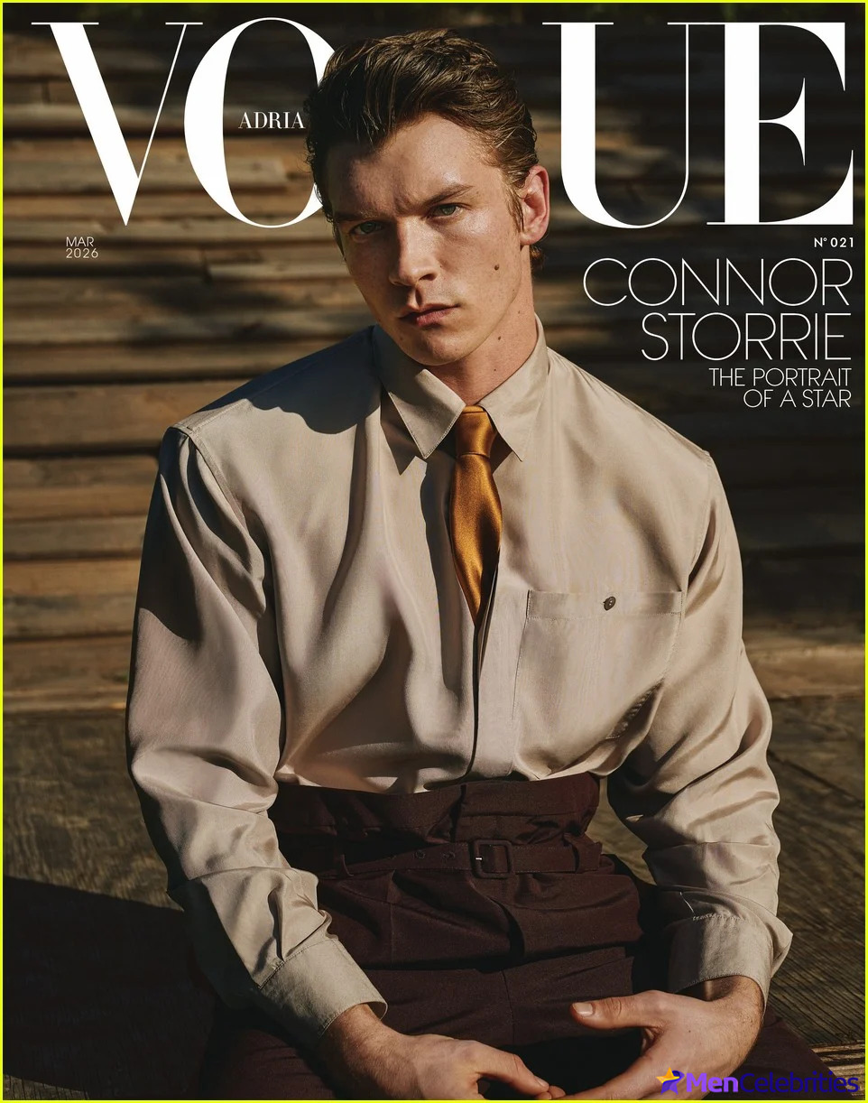 Connor Storrie sexy for Vogue
