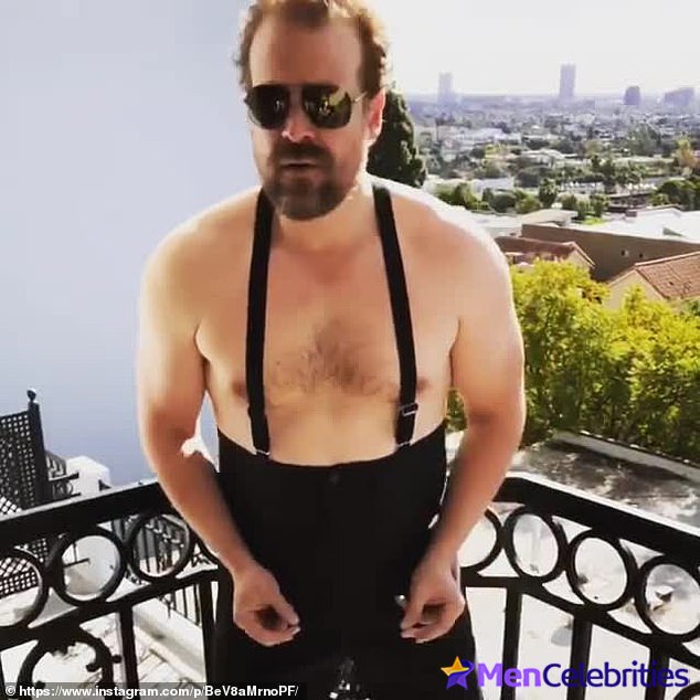 David Harbour shirtless and bulge pics