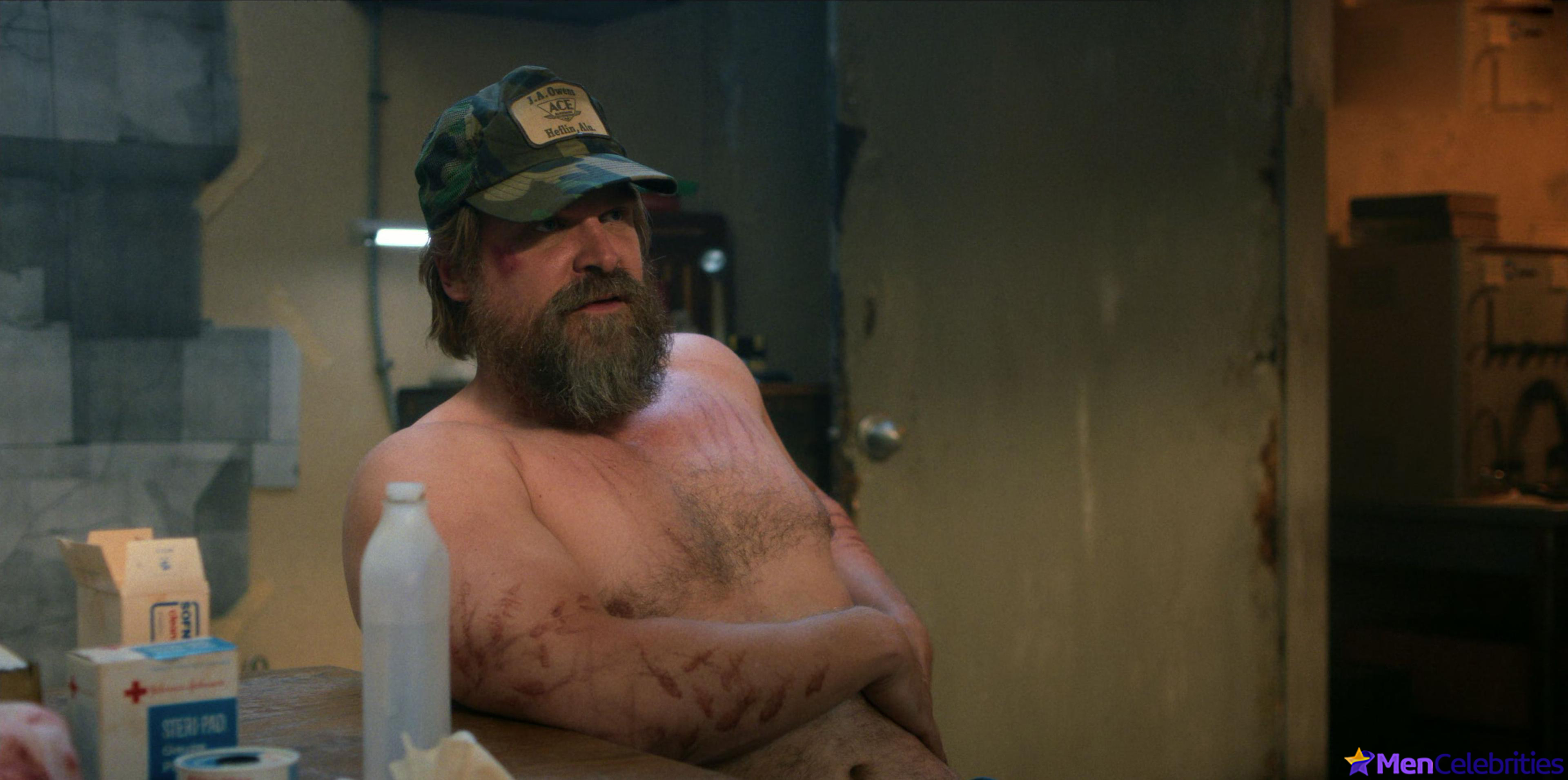David Harbour nude and sexy scenes