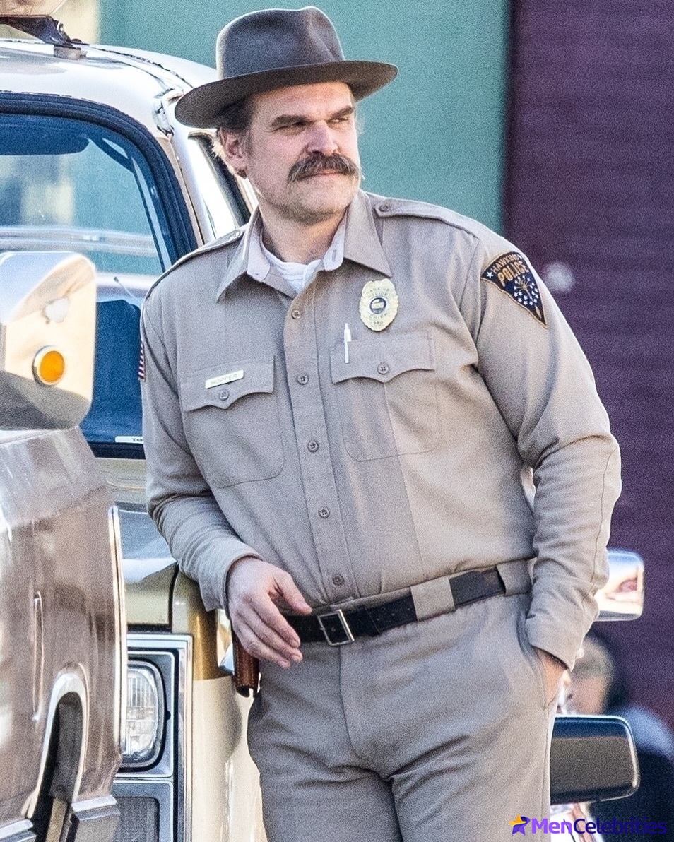 David Harbour shirtless and bulge pics