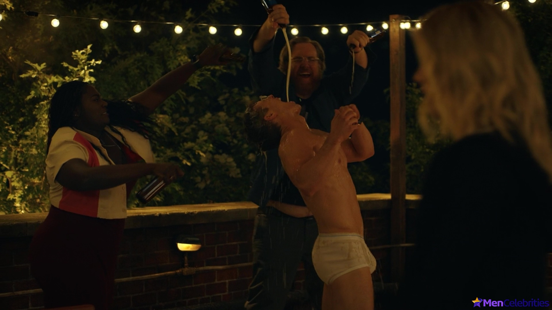 Freddie Stroma cock bulge