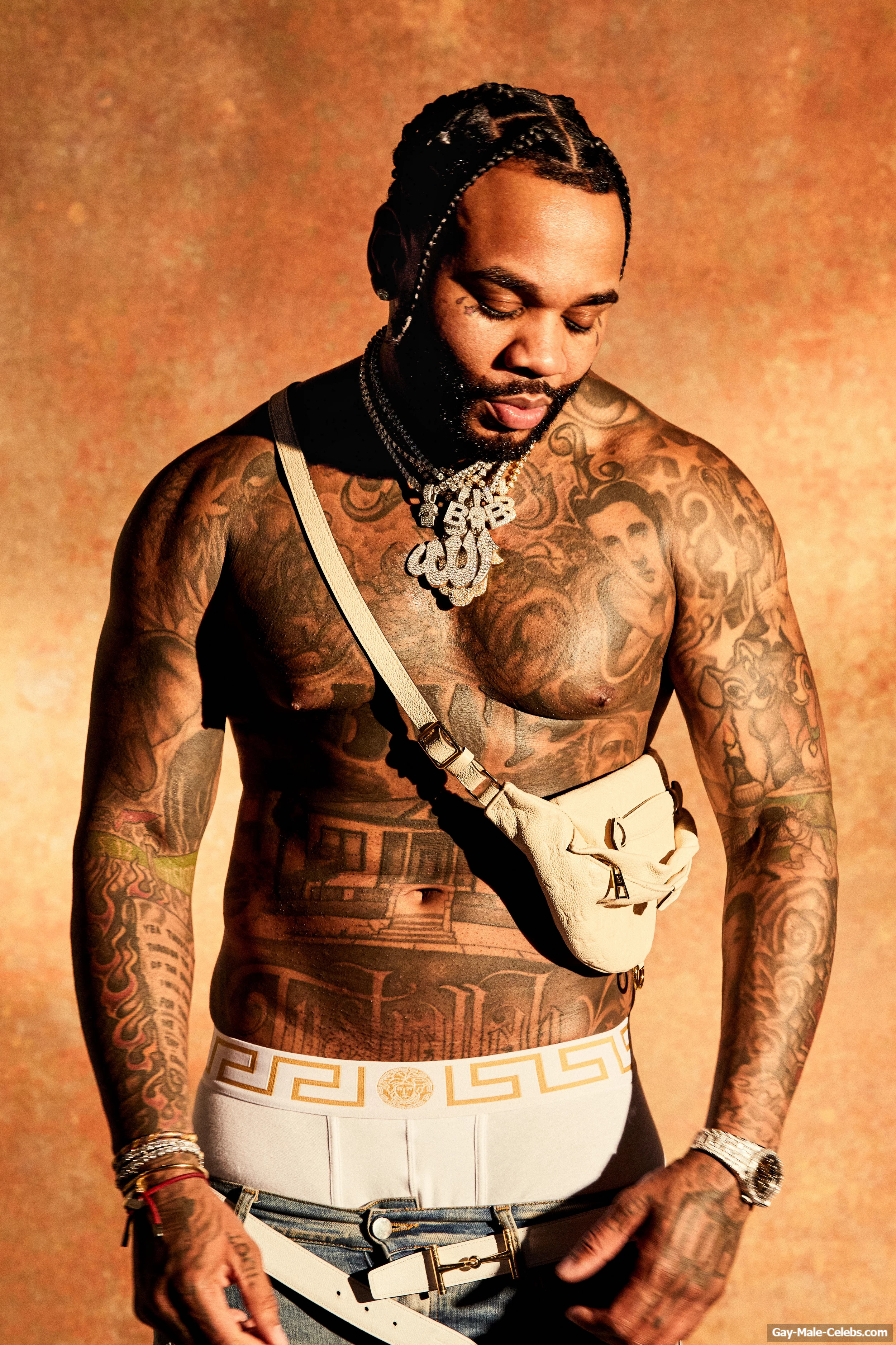 Kevin Gates Shirtless And Big Cock Bulge Pics
