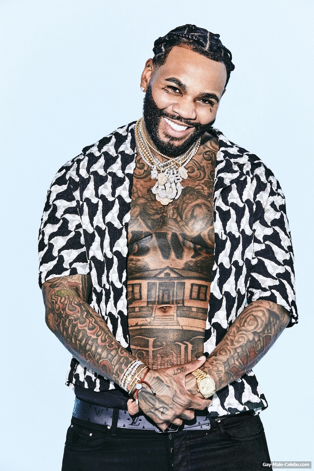 Kevin Gates Shirtless And Big Cock Bulge Pics