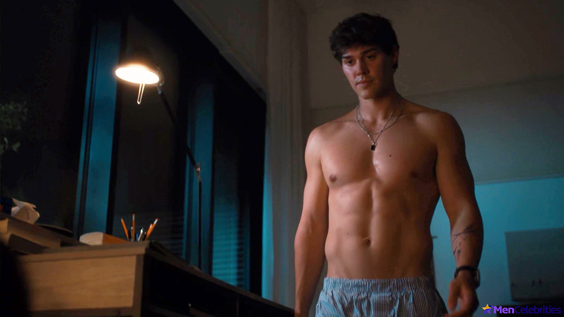 Noah Beck shirtless and underwear scenes
