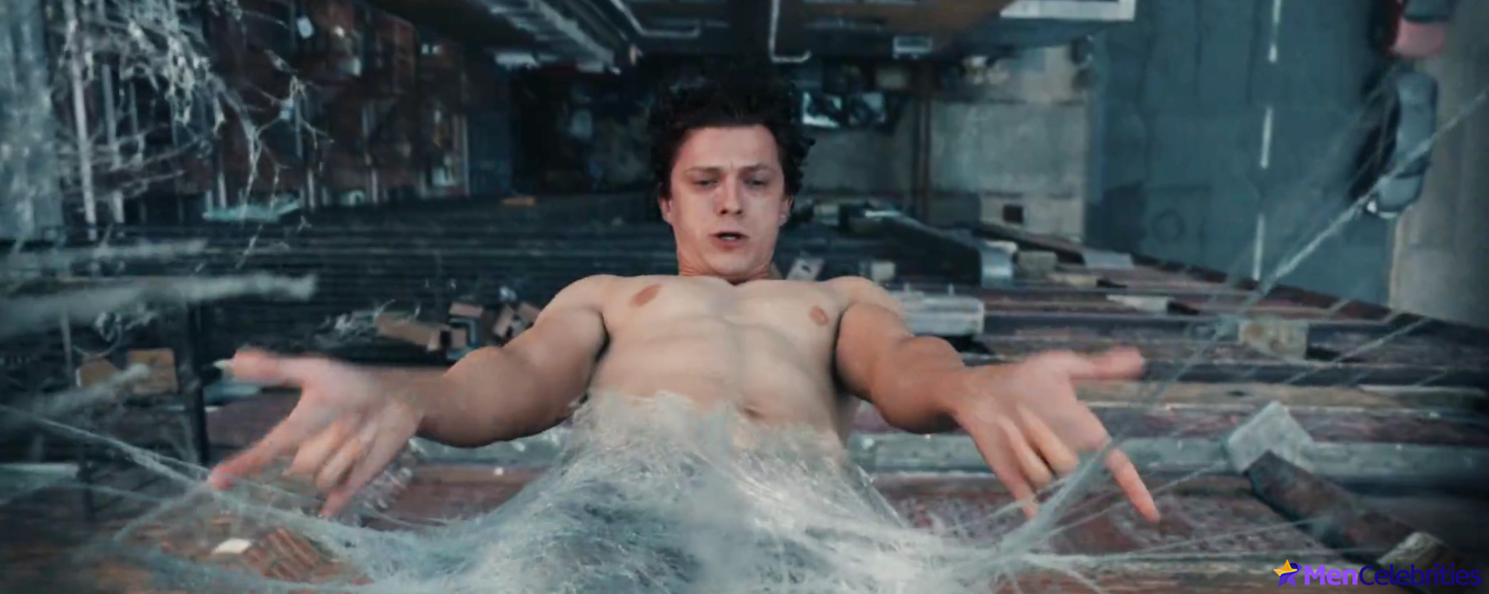 Tom Holland nude and cock bulge scenes