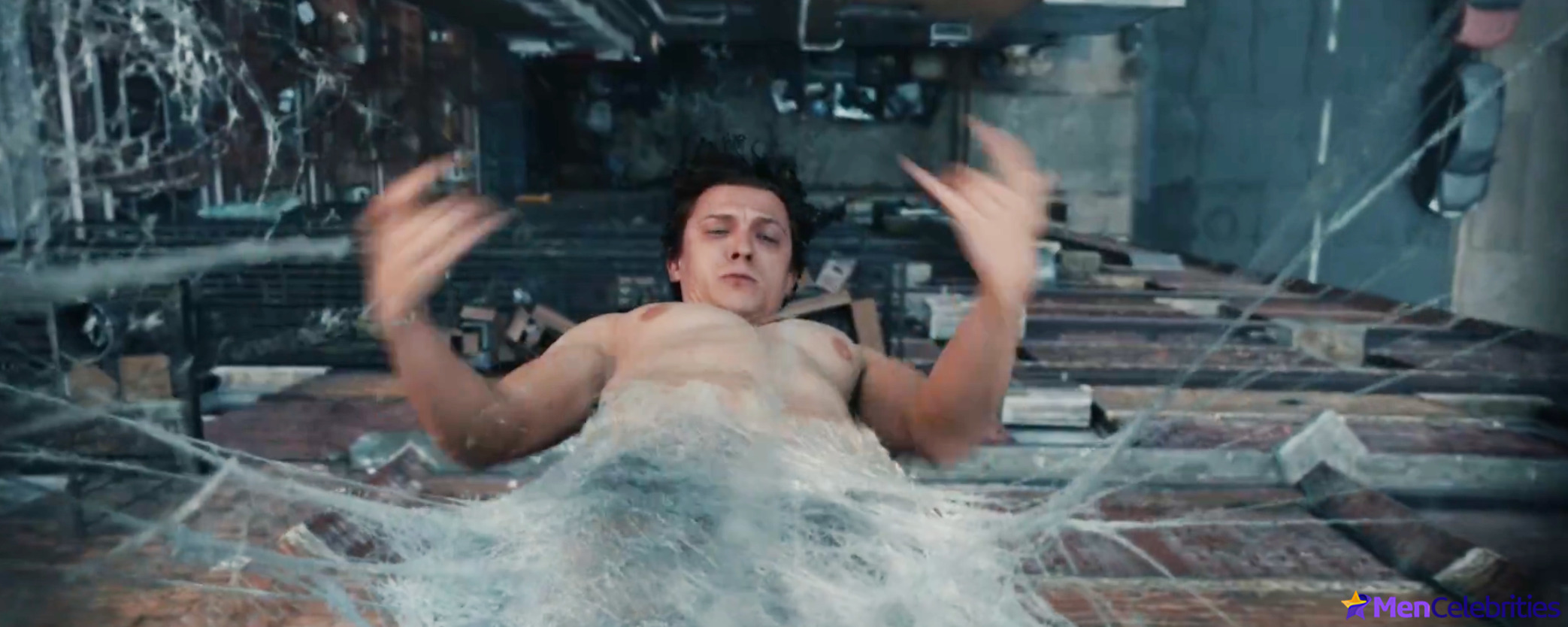 Tom Holland nude and cock bulge scenes