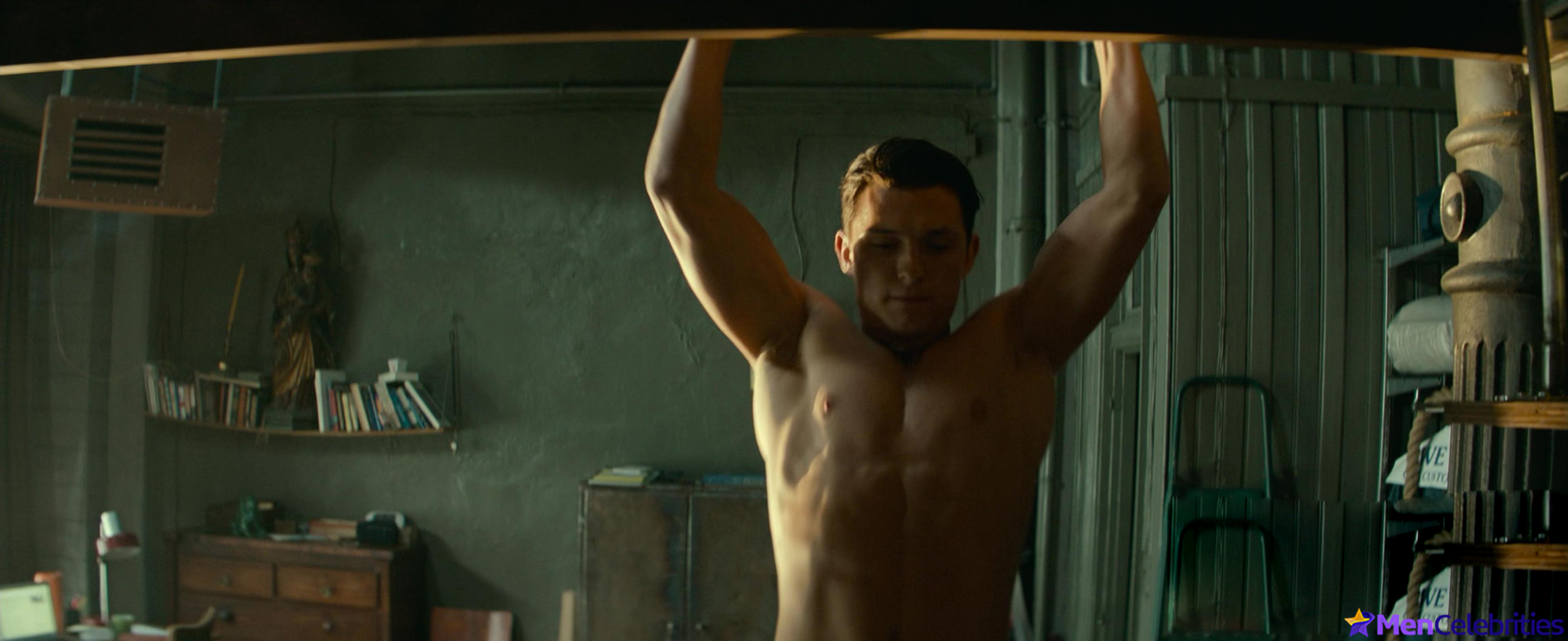 Tom Holland shirtless
