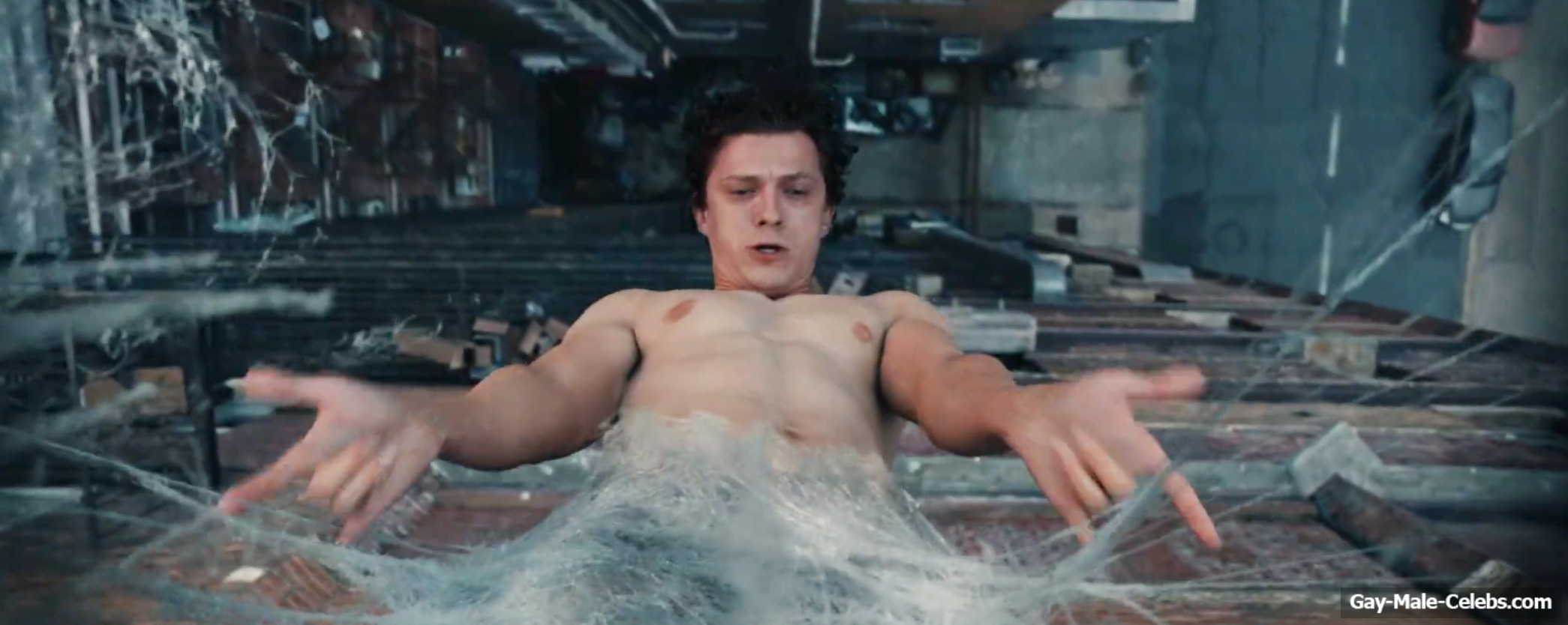 Tom Holland Penis Bulge And Underwear Scenes in Spider-Man 4