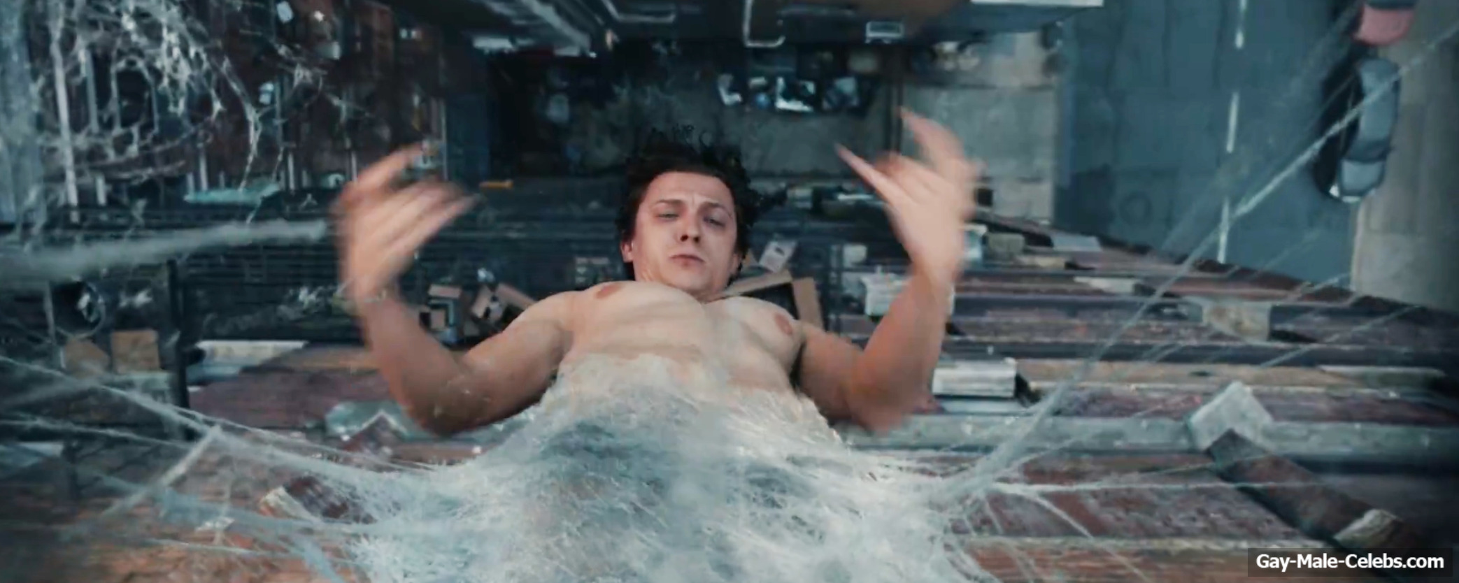 Tom Holland Penis Bulge And Underwear Scenes in Spider-Man 4