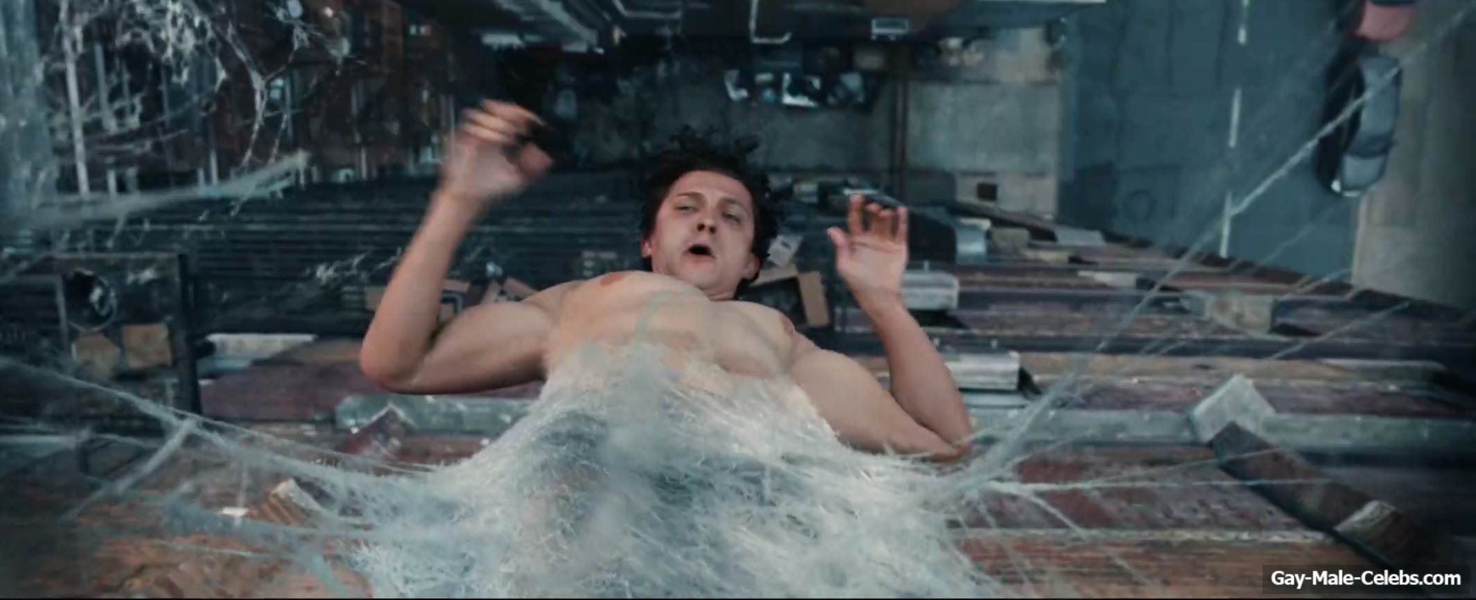 Tom Holland Penis Bulge And Underwear Scenes in Spider-Man 4