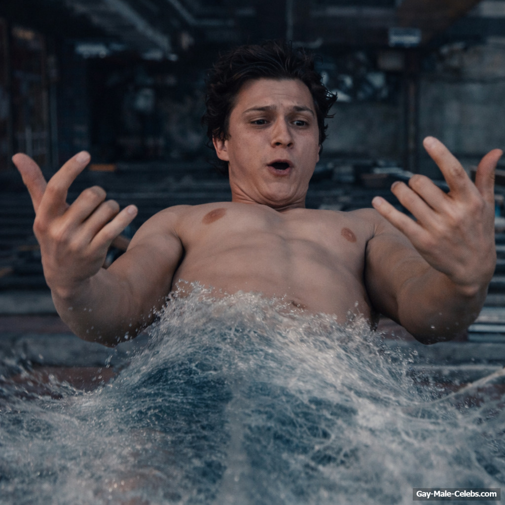Tom Holland Penis Bulge And Underwear Scenes in Spider-Man 4