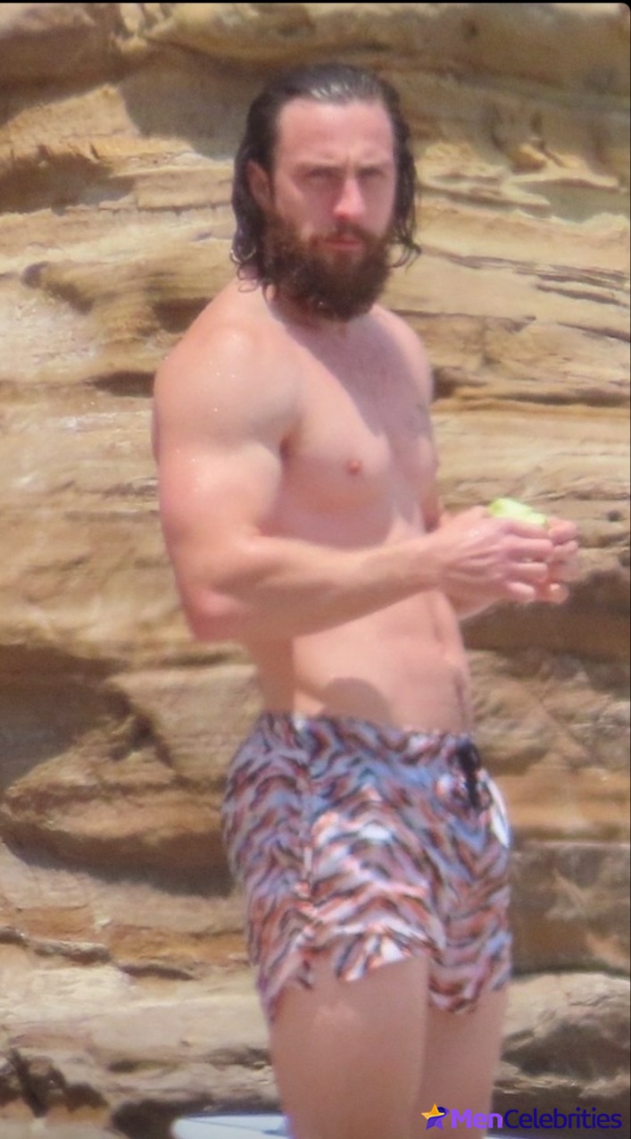 Aaron Johnson penis shots