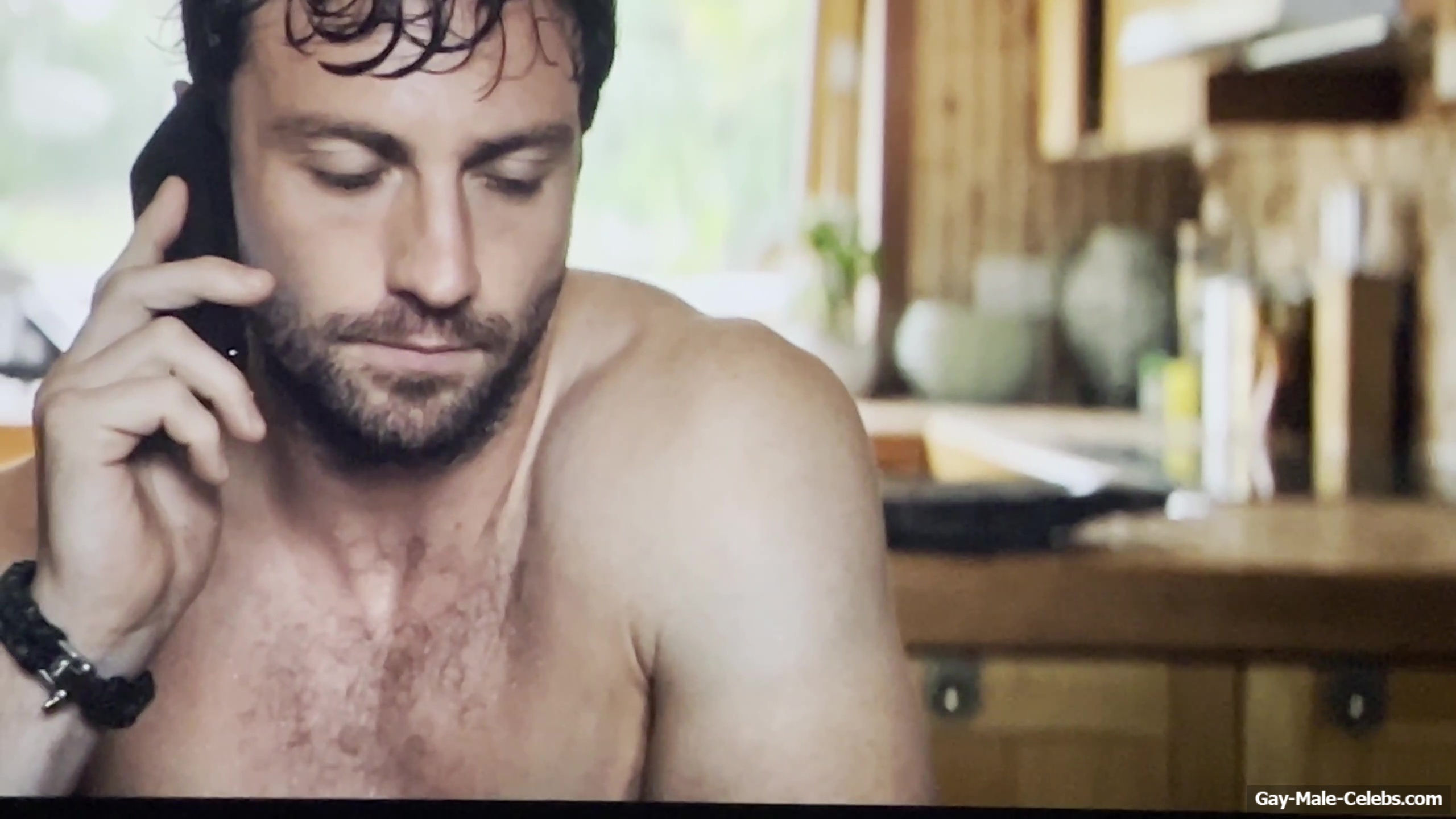 Aaron Taylor-Johnson nude shower scene in Fuze