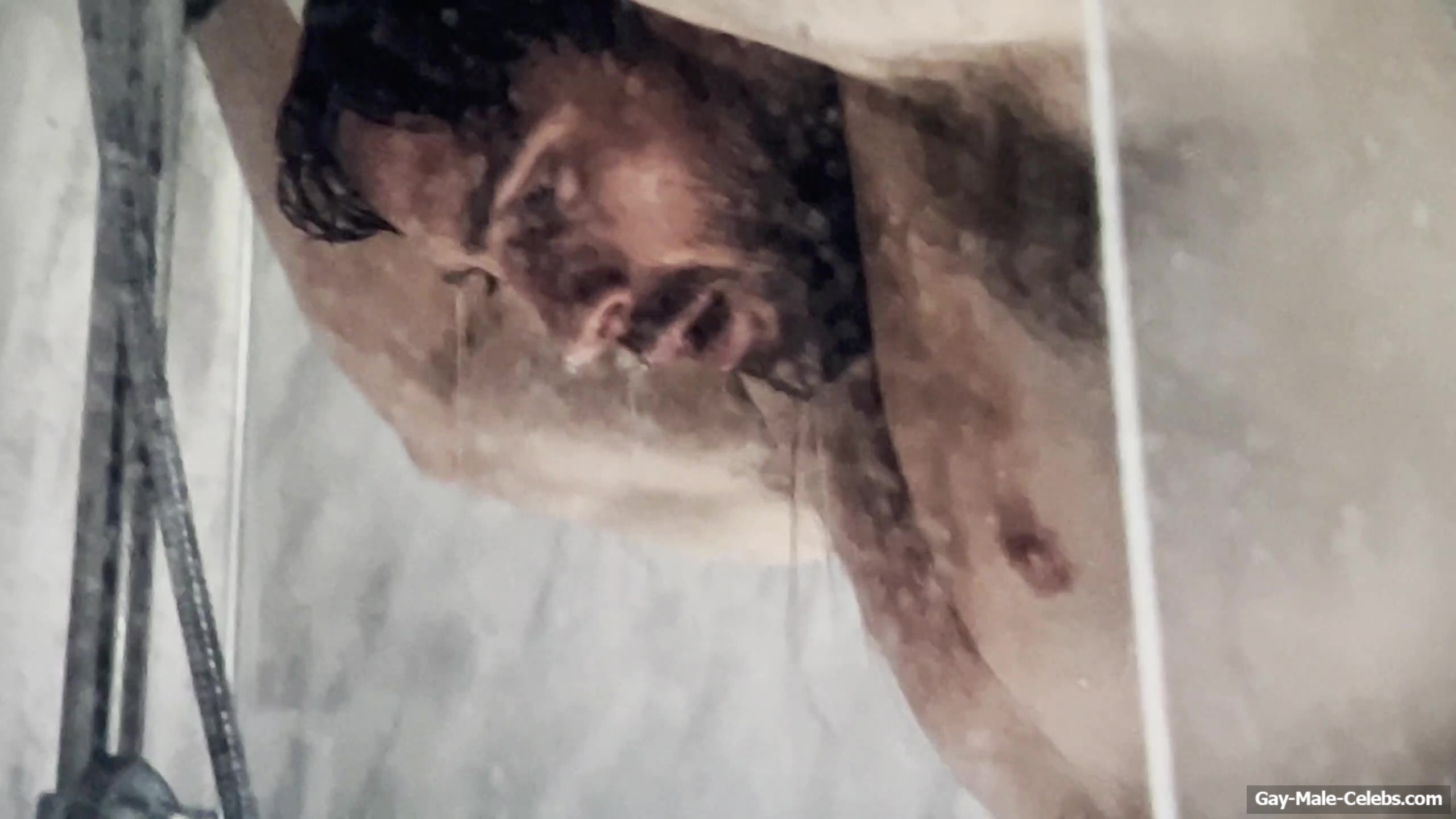 Aaron Taylor-Johnson nude shower scene in Fuze