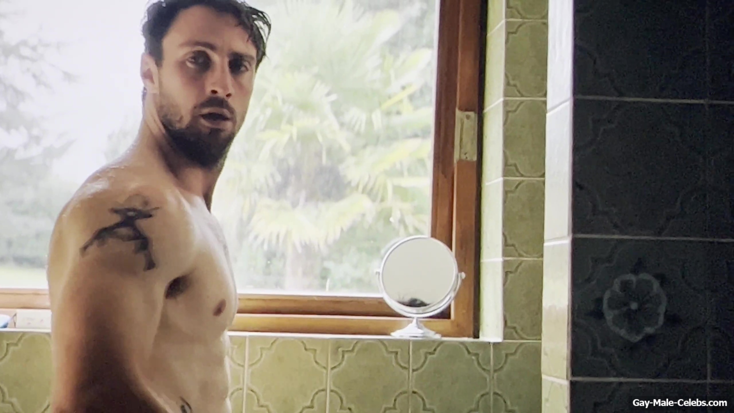 Aaron Taylor-Johnson nude shower scene in Fuze