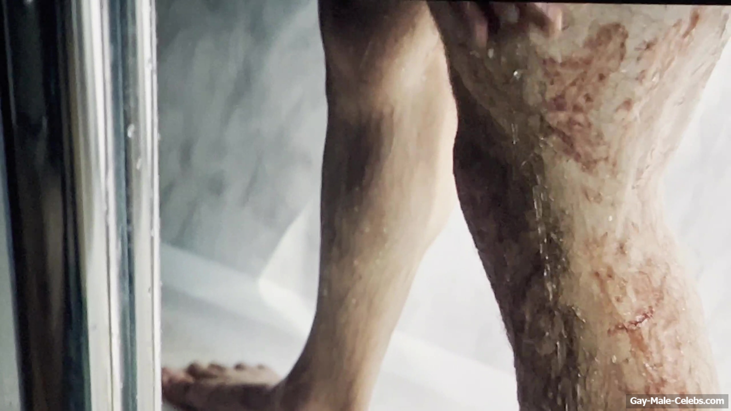 Aaron Taylor-Johnson nude shower scene in Fuze