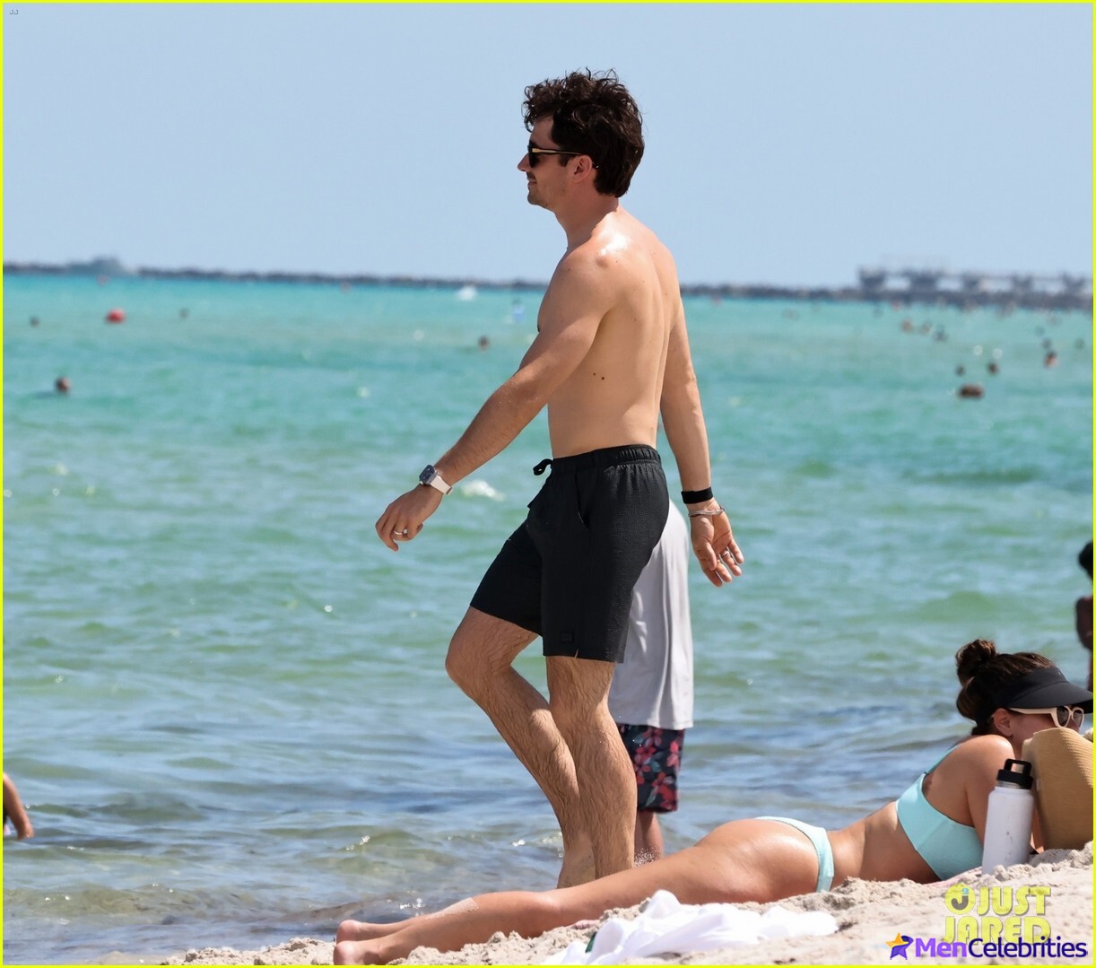 Charles Leclerc Caught Shirtless in Miami