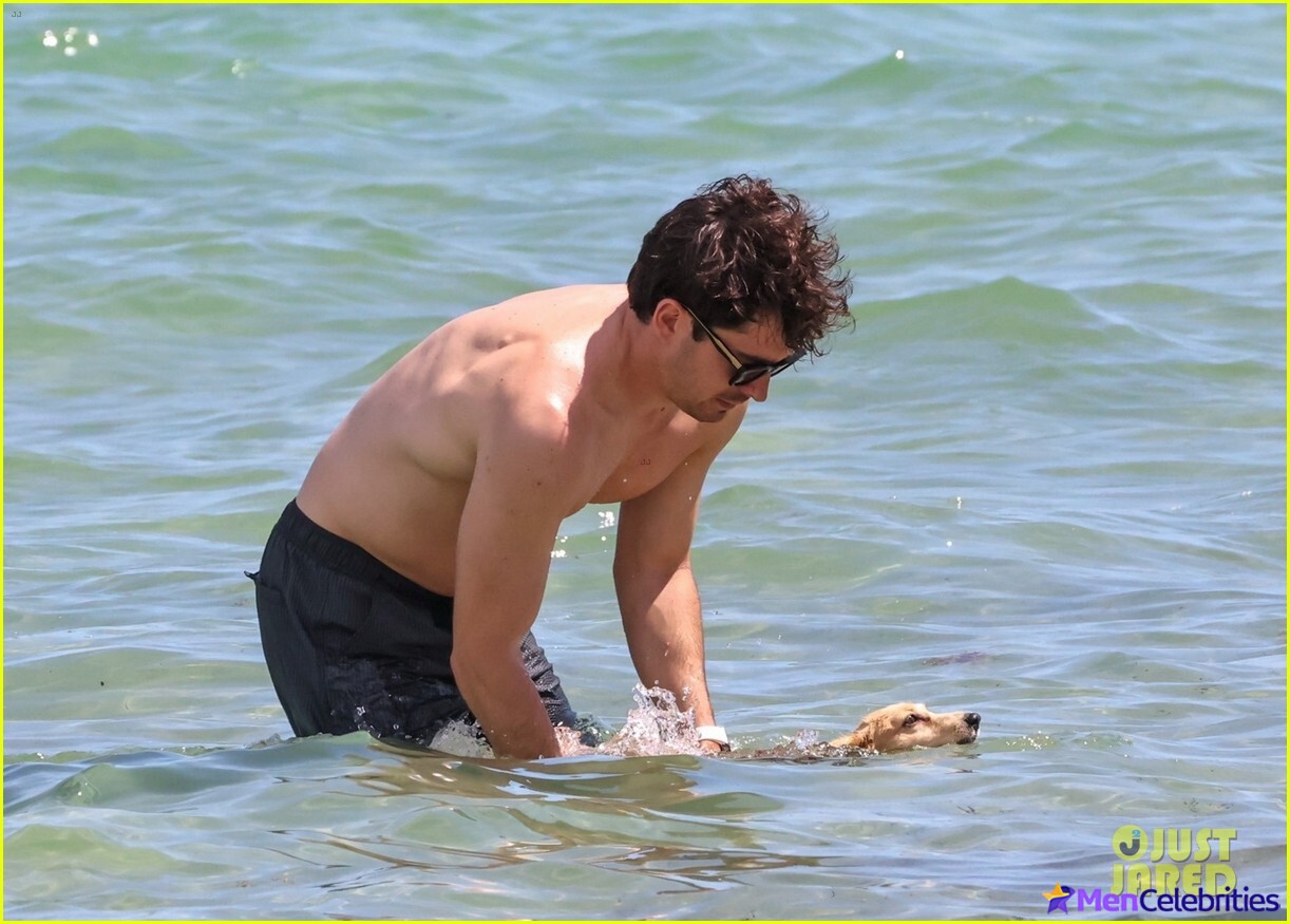 Charles Leclerc Caught Shirtless in Miami