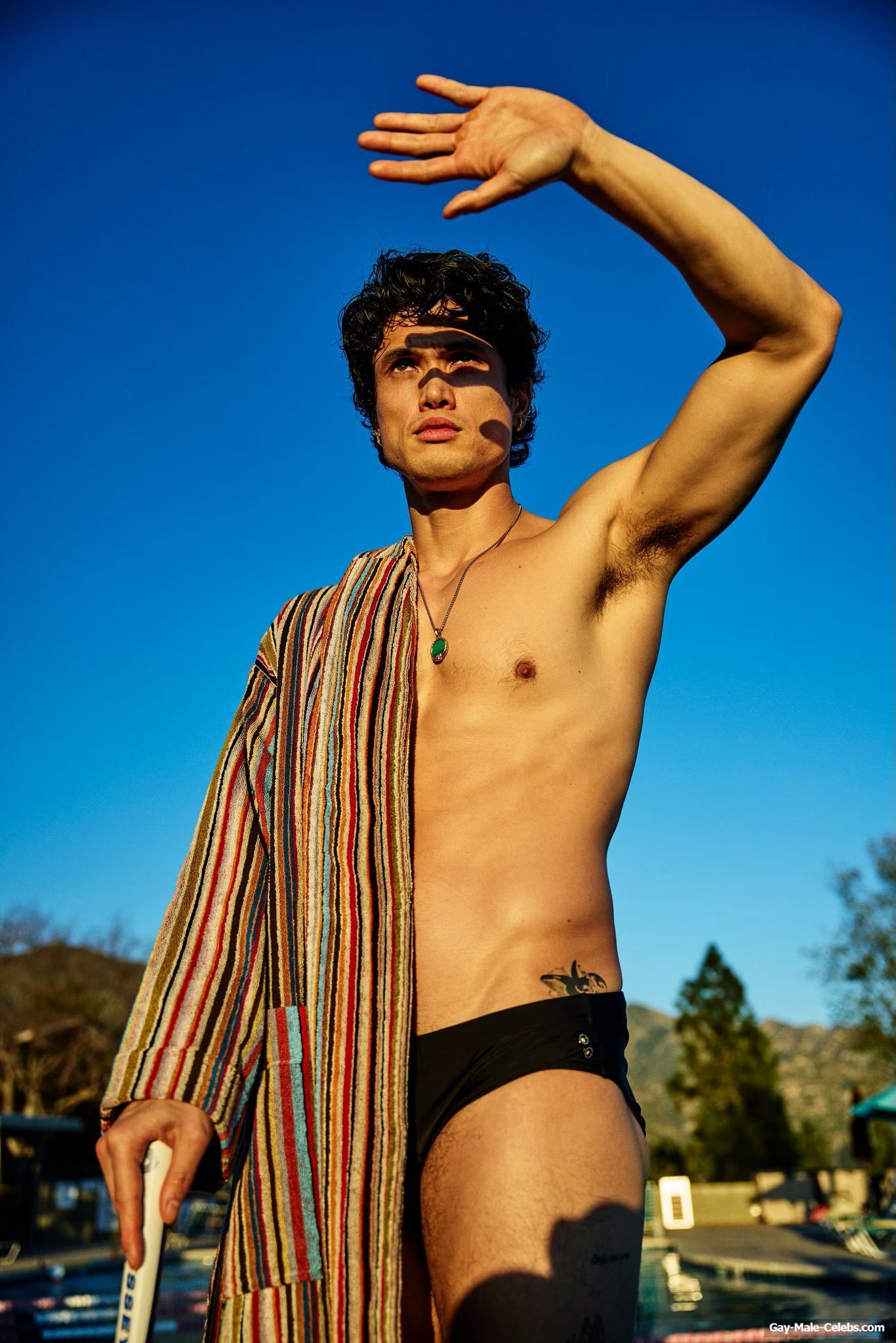 Charles Melton Shirtless And Cock Bulge Pics