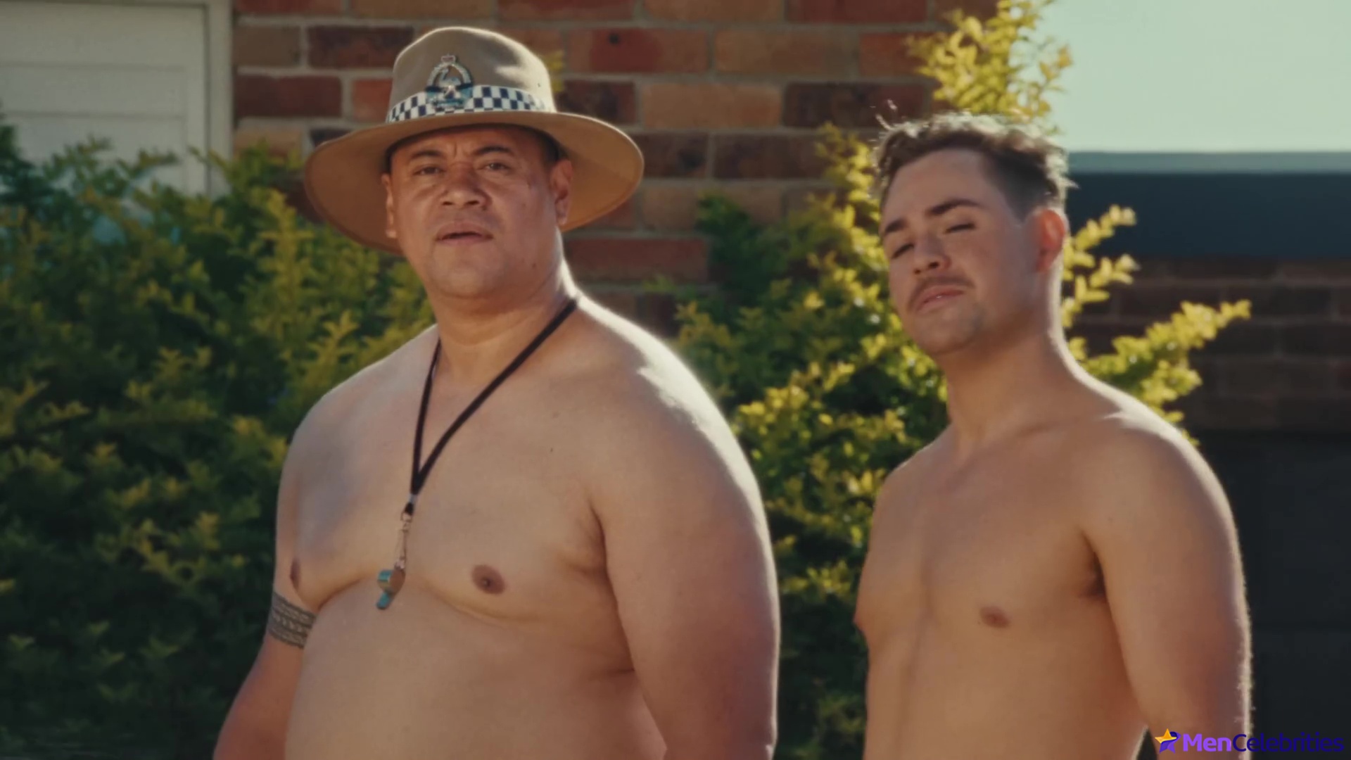 Dacre Montgomery shirtless