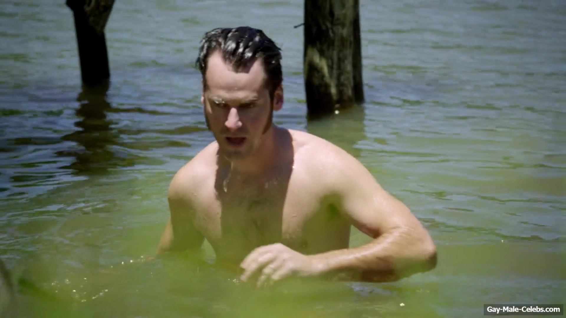 David de Lautour nude scenes in Westside