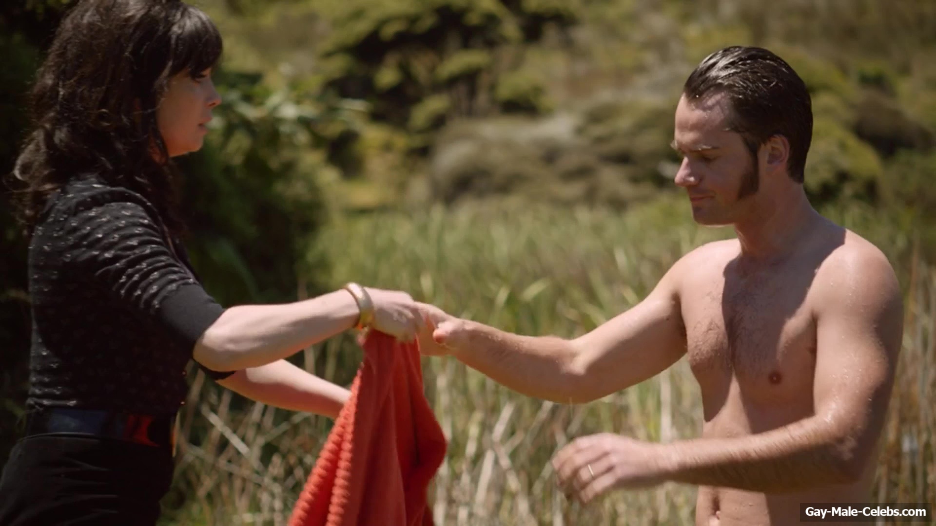 David de Lautour nude scenes in Westside