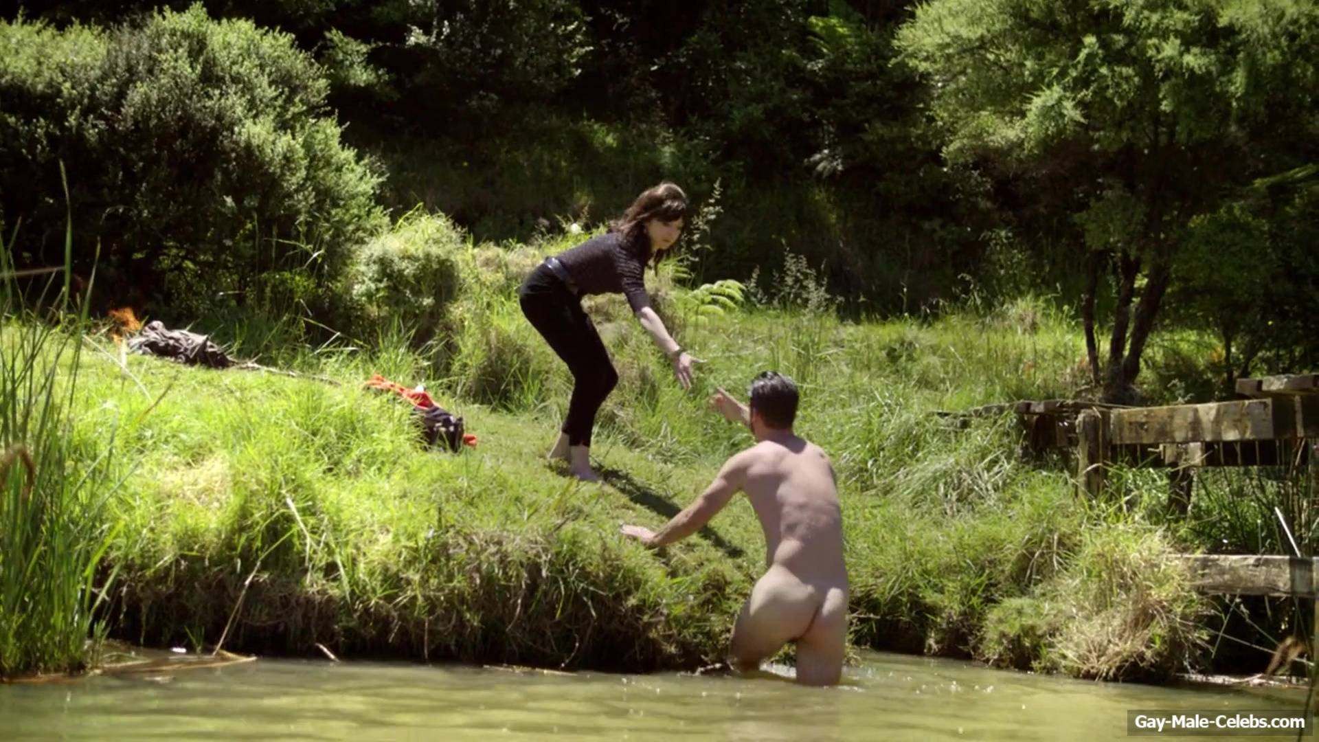 David de Lautour exposed