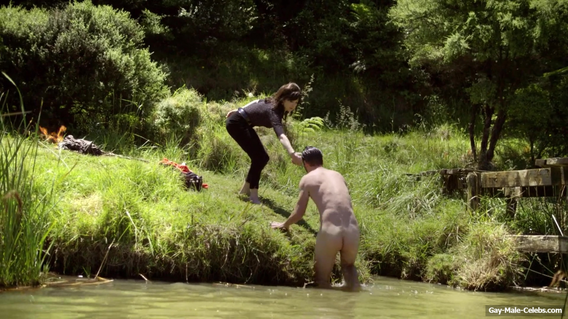 David de Lautour nude scenes in Westside