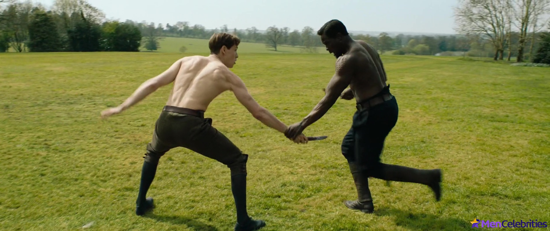 Djimon Hounsou frontal nude and sexy scenes