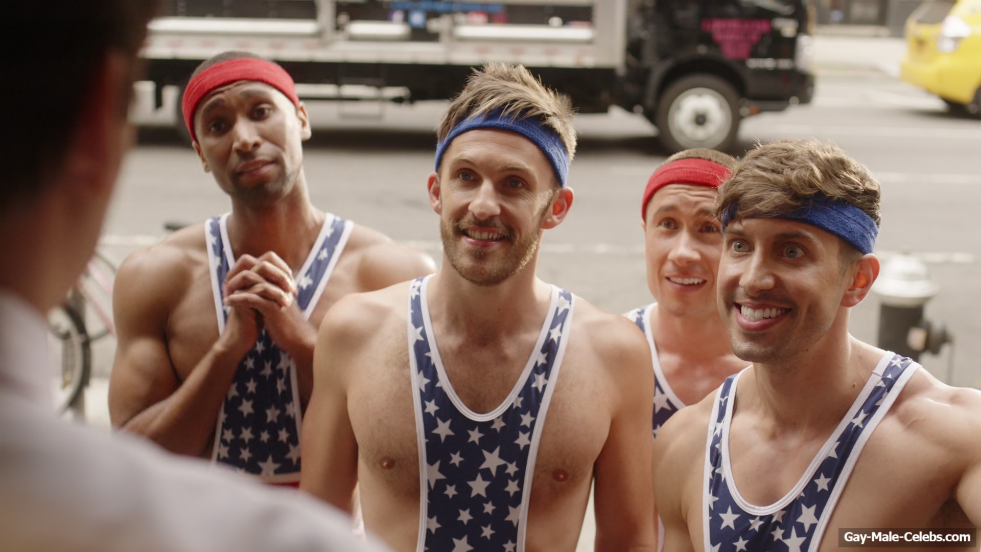 Drew Tarver And Other Nude Bulge in The Other Two